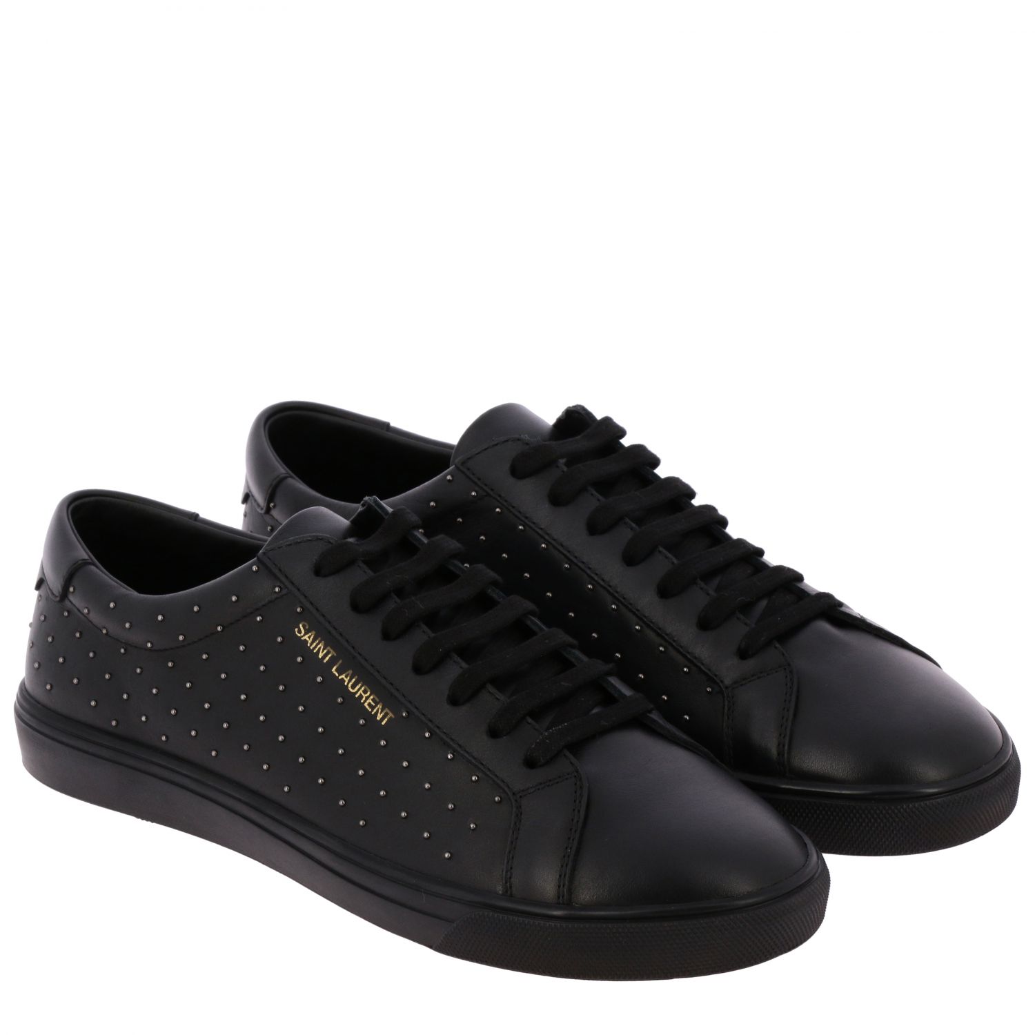 Saint Laurent Outlet: Shoes men | Sneakers Saint Laurent Men Black ...