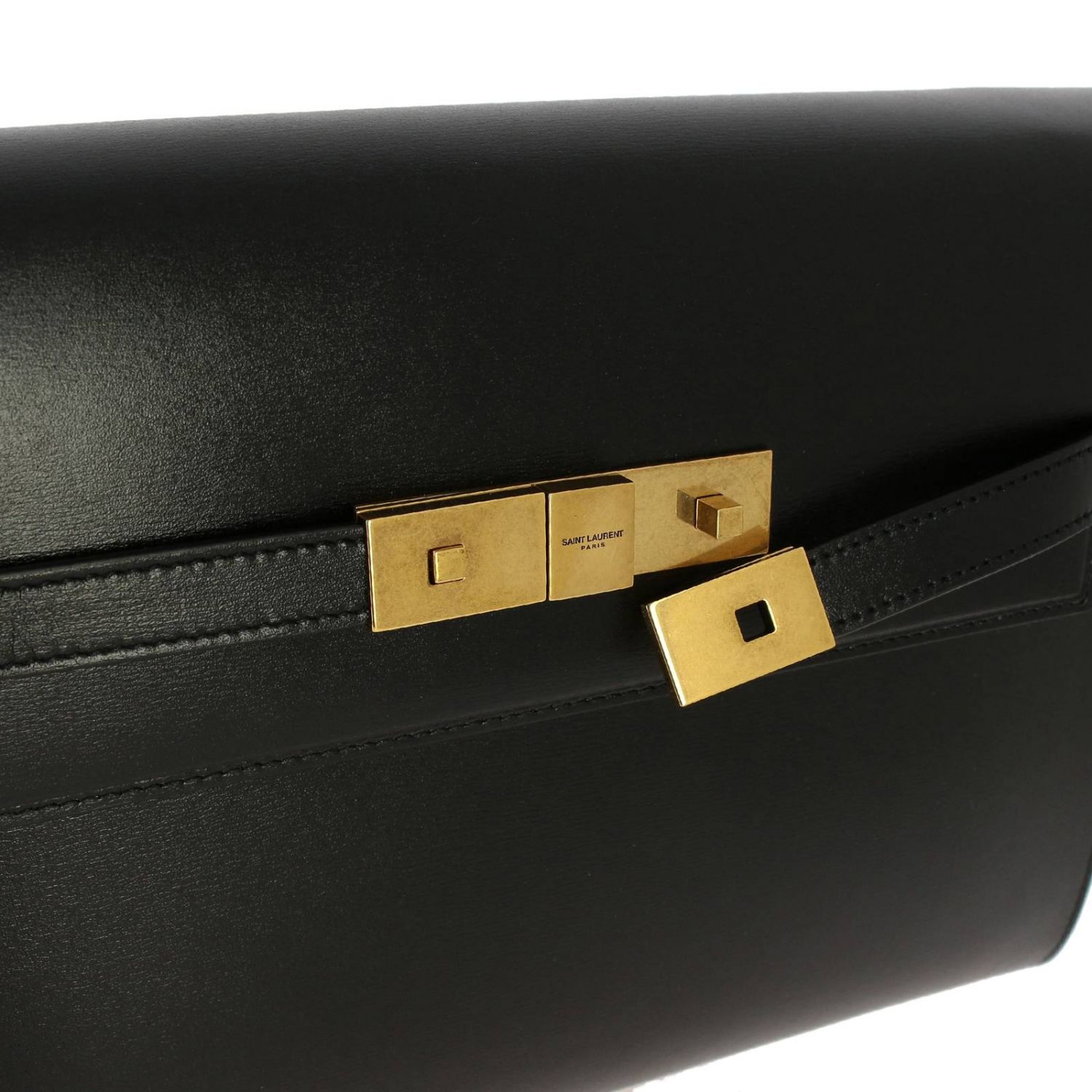 saint laurent manhattan leather shoulder bag