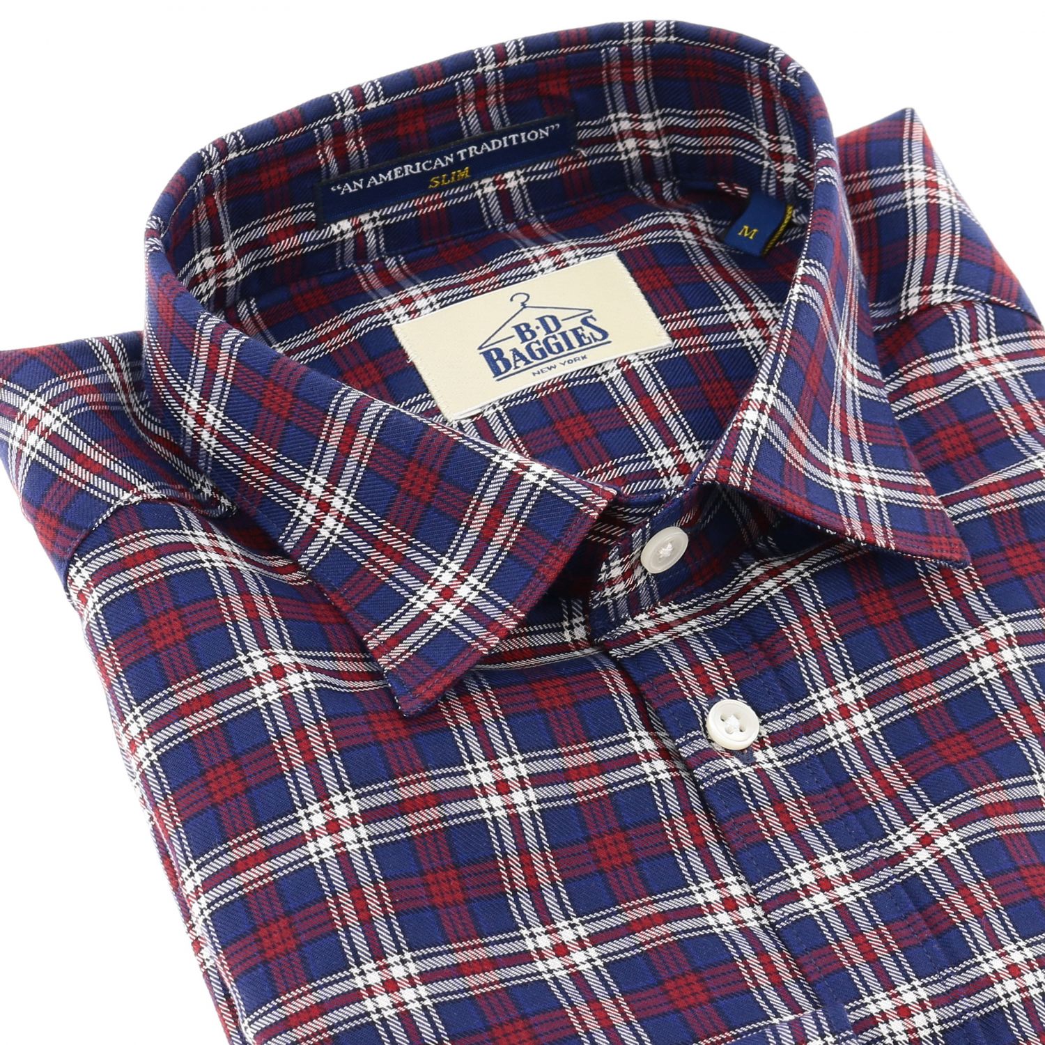 An American Tradition Outlet Chemise Homme Bd Baggies Rouge 
