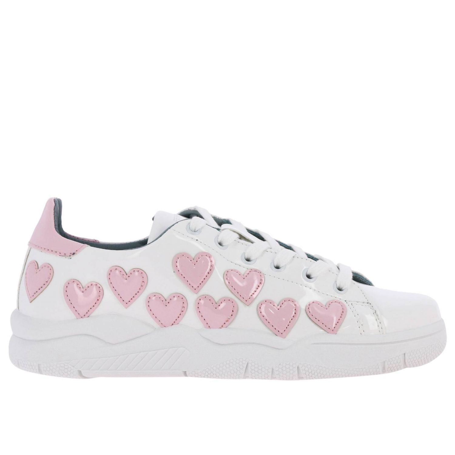 Chiara Ferragni Outlet: Sneakers Roger in patent leather with maxi ...