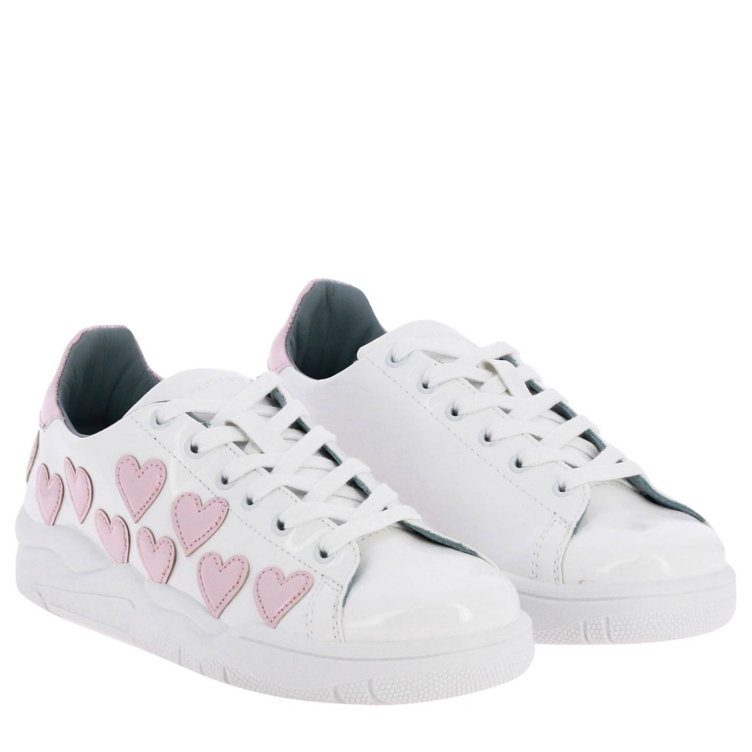 Chiara Ferragni Outlet: Sneakers Roger in patent leather with maxi ...