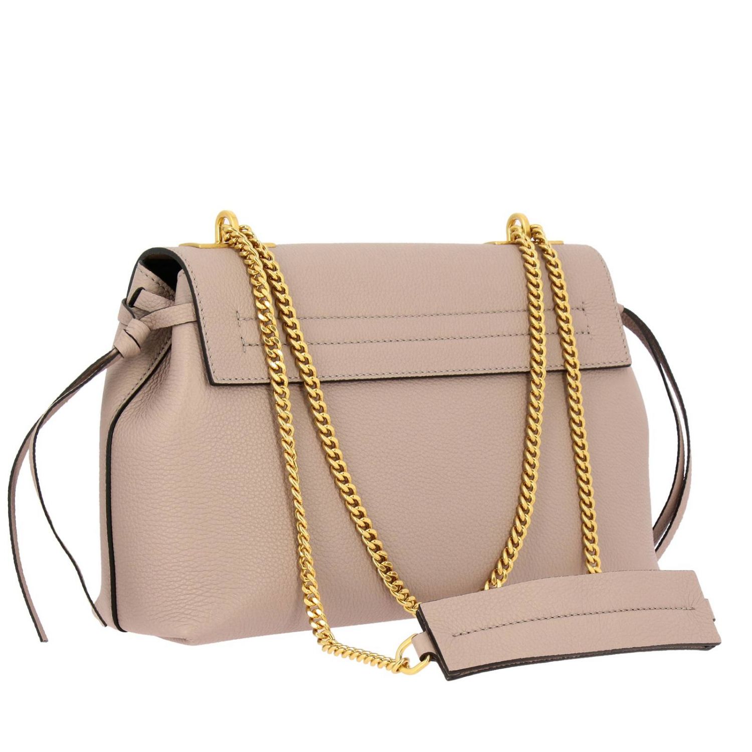 Valentino Garavani Outlet VLogo bag in leather with maxi V monogram