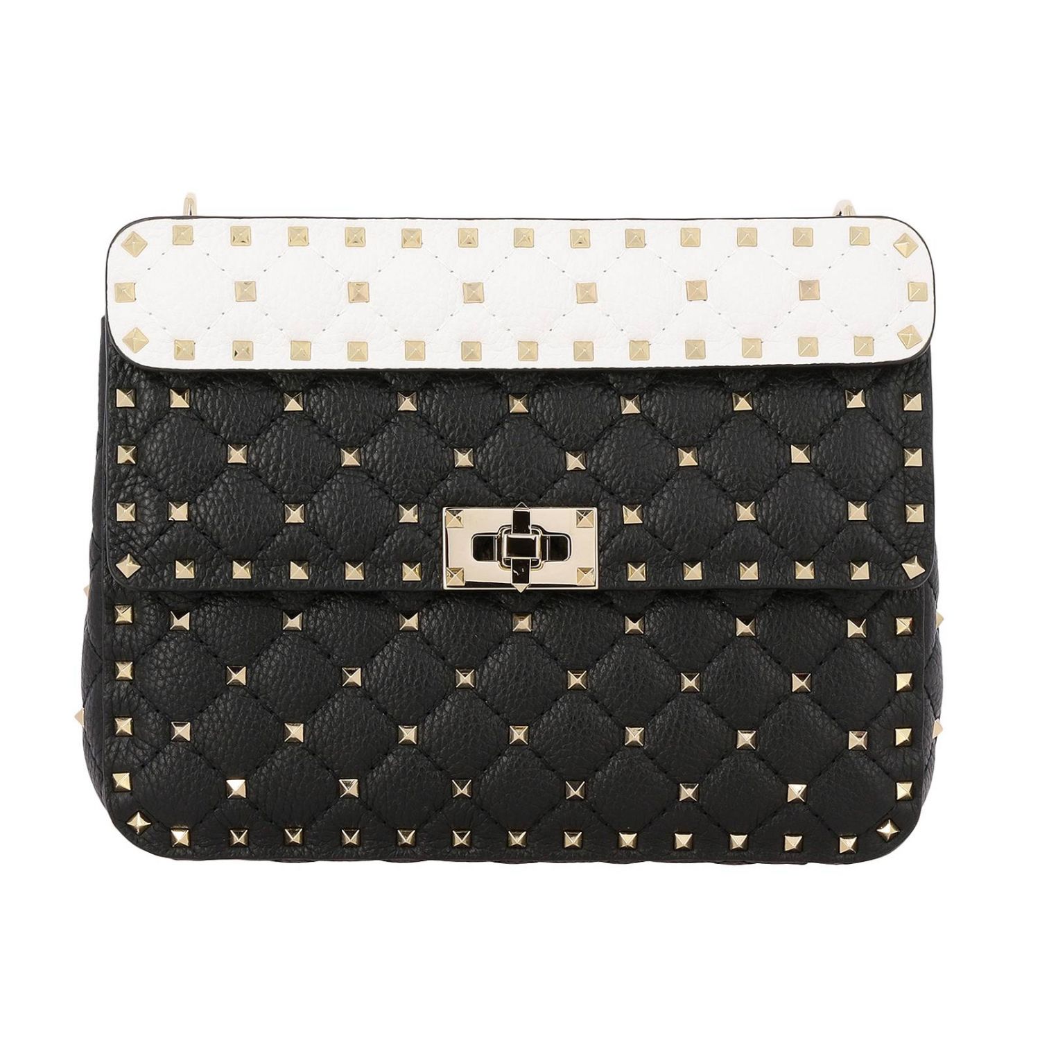 VALENTINO GARAVANI Rockstud Spike bag in quilted leather with