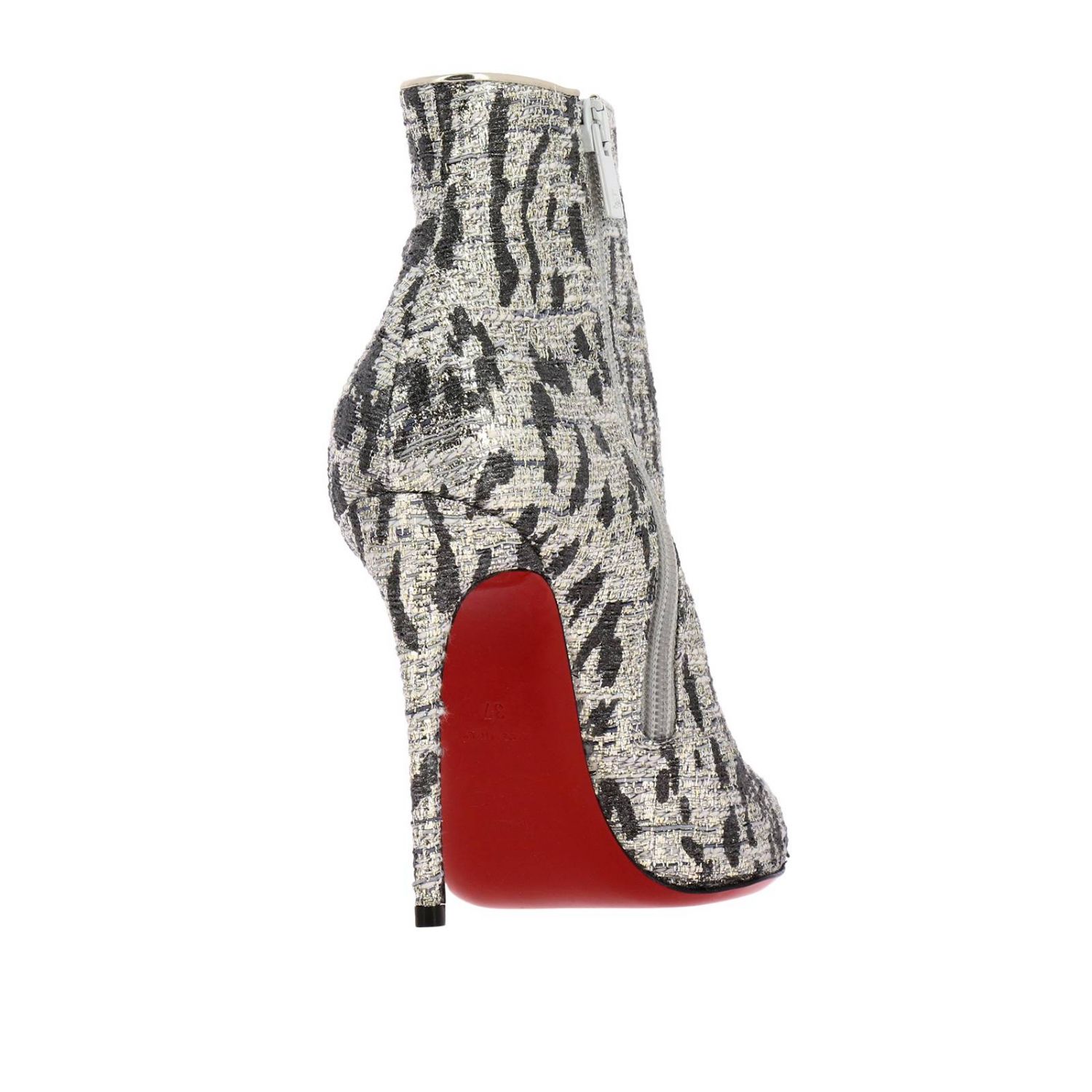 christian louboutin sequin booties