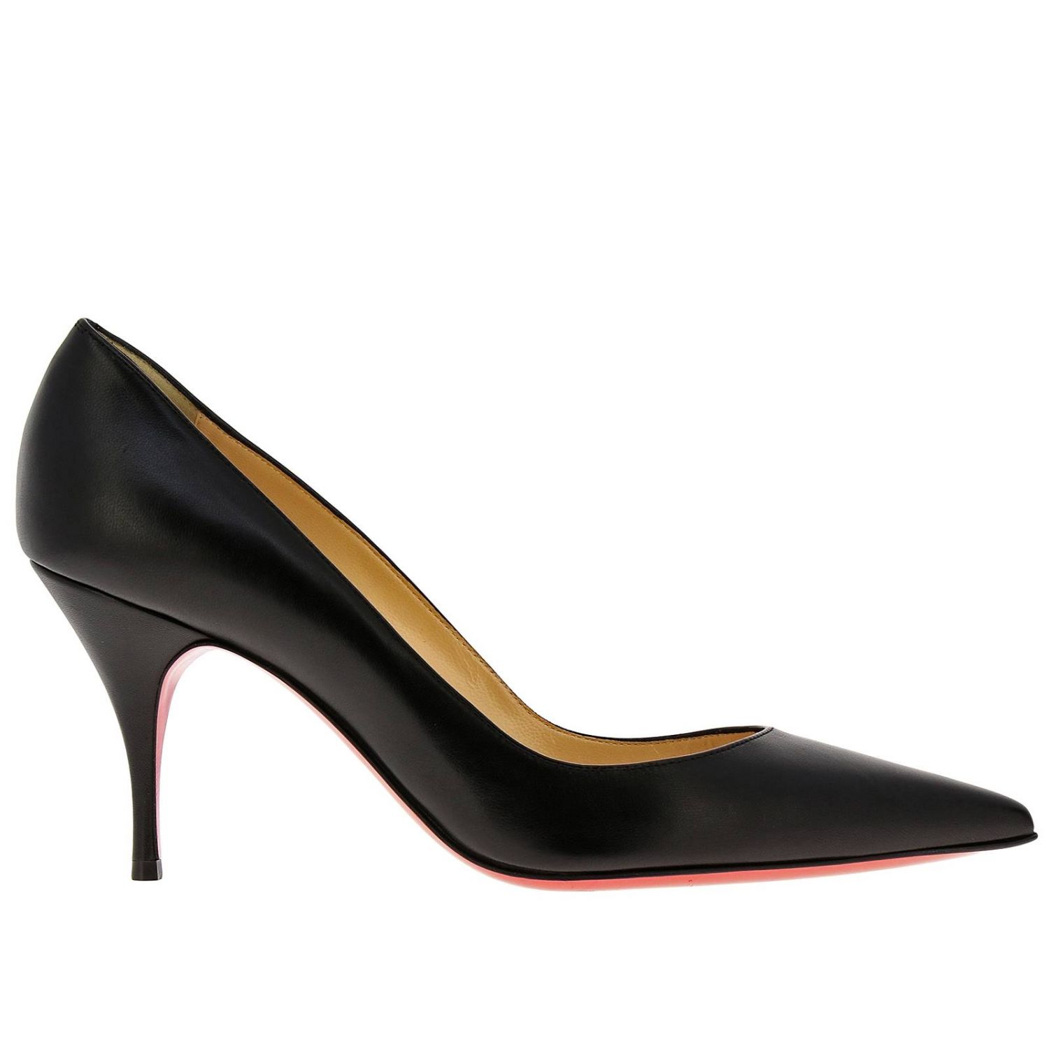 CHRISTIAN LOUBOUTIN: Clare décolleté in nappa leather | Pumps Christian ...