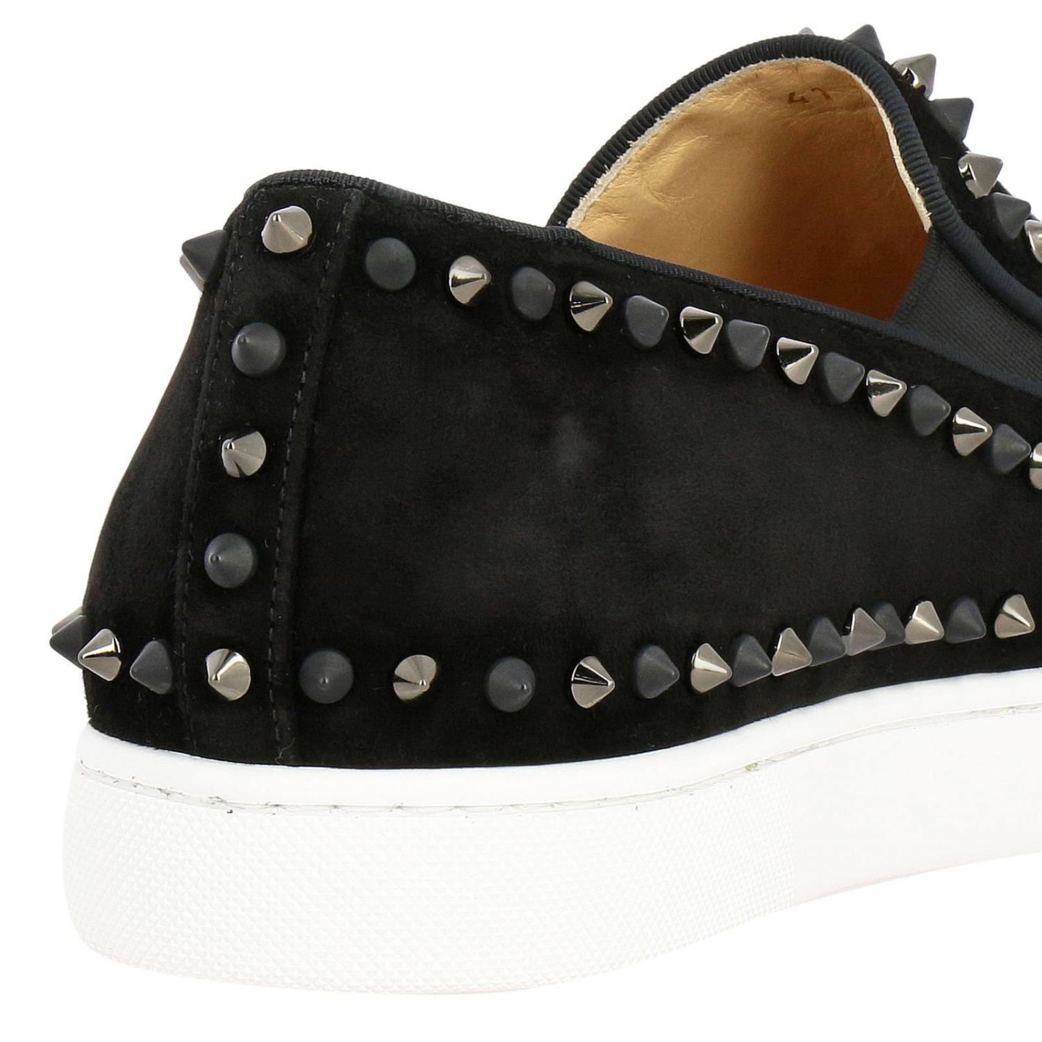 En begivenhed Mursten holdall CHRISTIAN LOUBOUTIN: Pik boat slip on sneakers in suede with studs |  Sneakers Christian Louboutin Men Black | Sneakers Christian Louboutin  1130280 GIGLIO.COM