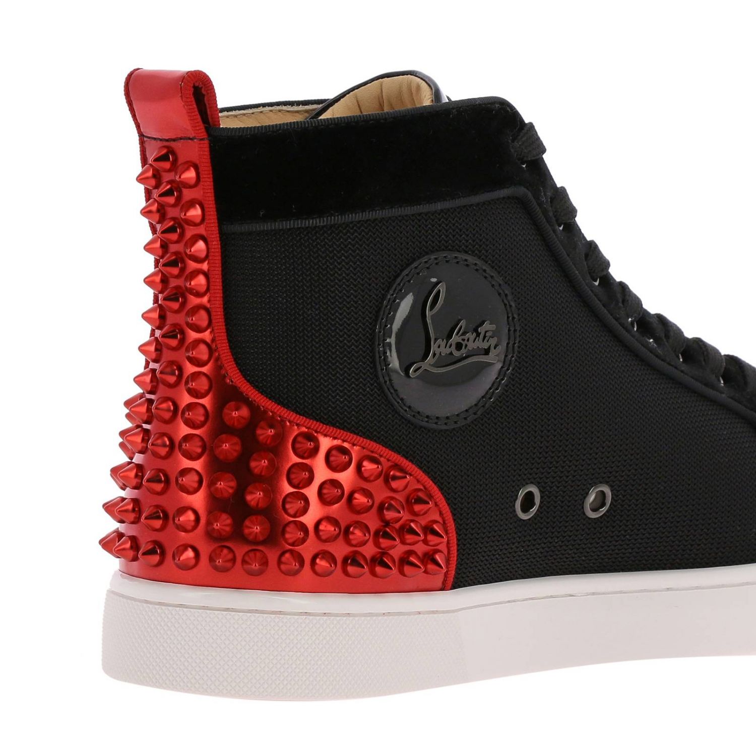 all red louboutins mens