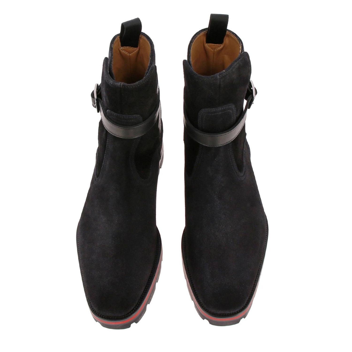 CHRISTIAN LOUBOUTIN: Shoes men | Boots Christian Louboutin Men Black ...