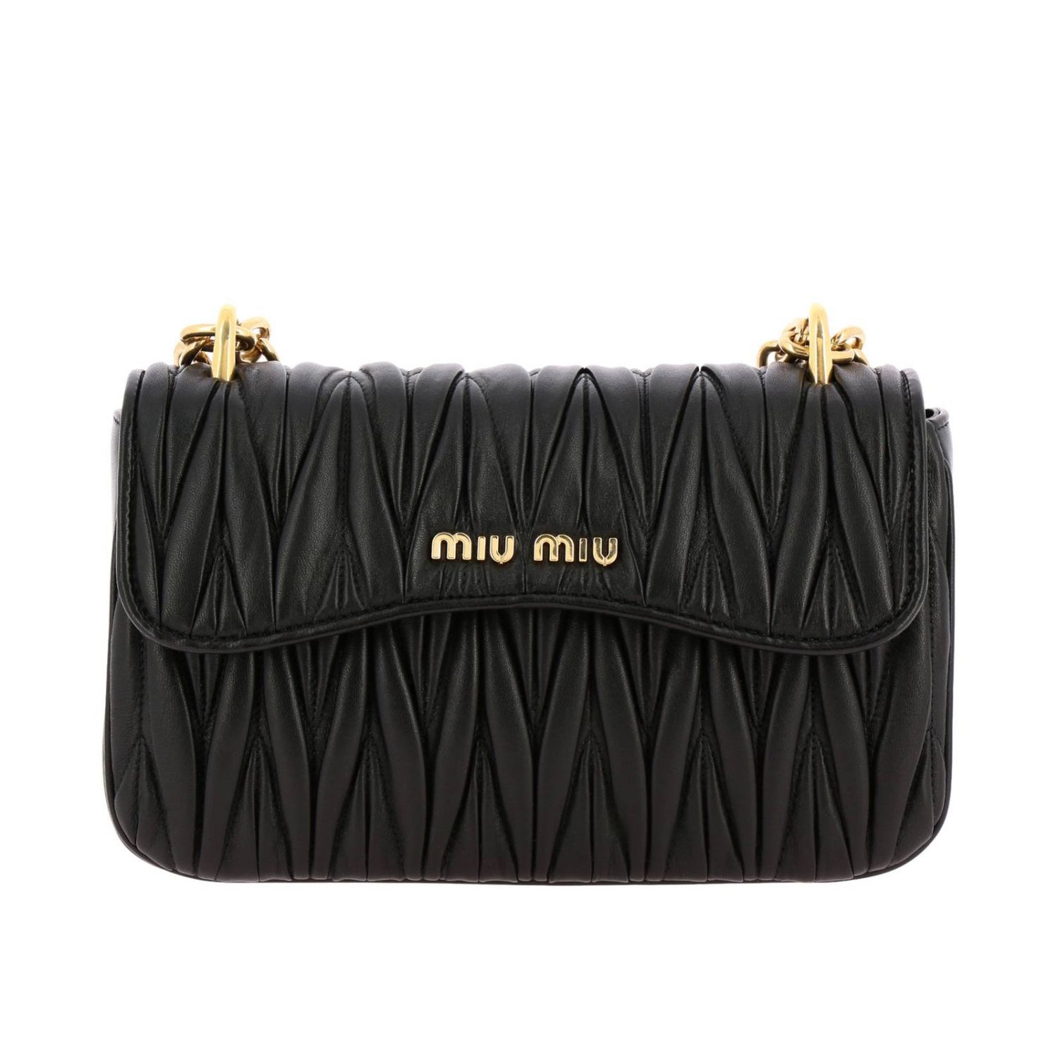 MIU MIU: Shoulder bag women - Black | Crossbody Bags Miu Miu 5BD140OOO ...