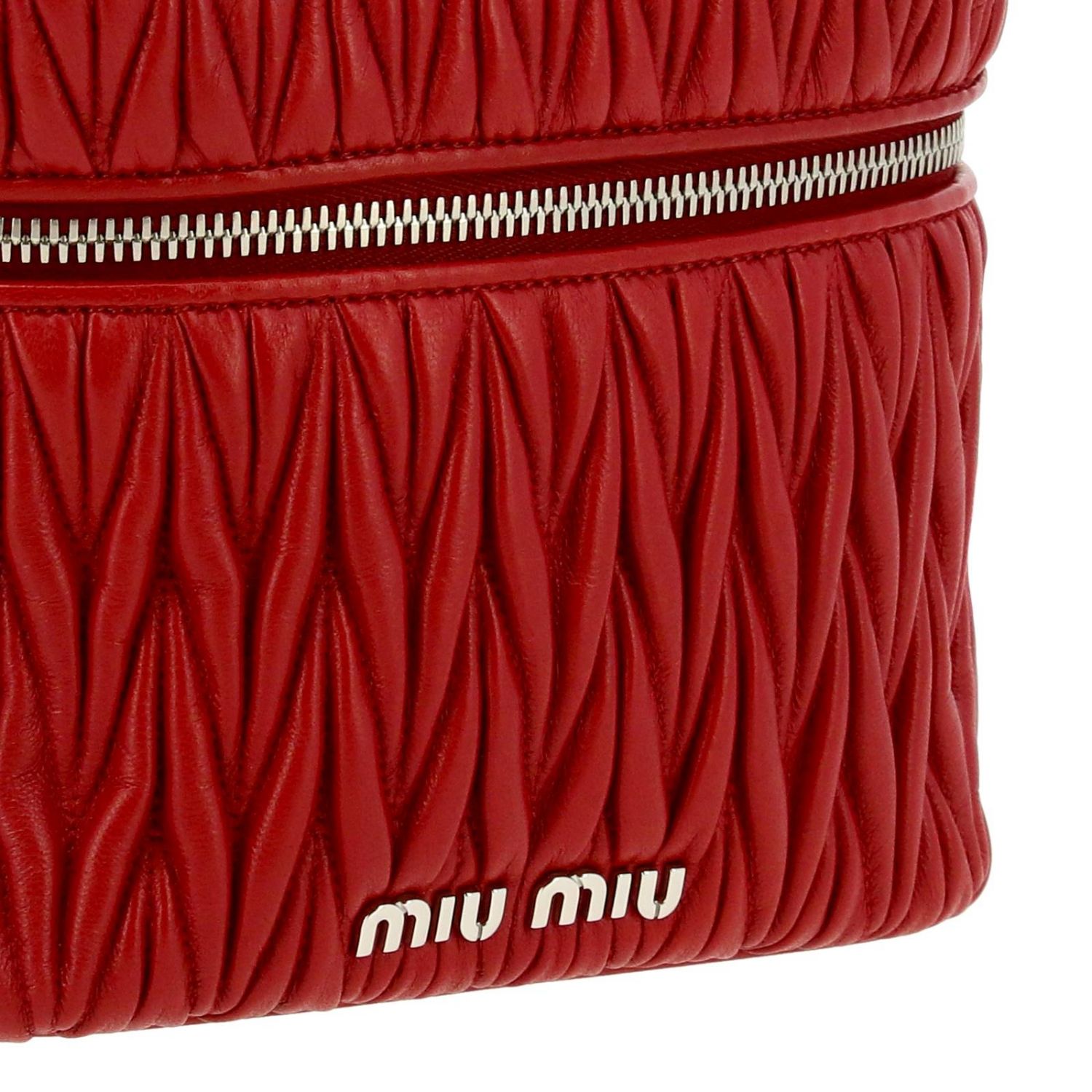 miu miu red clutch