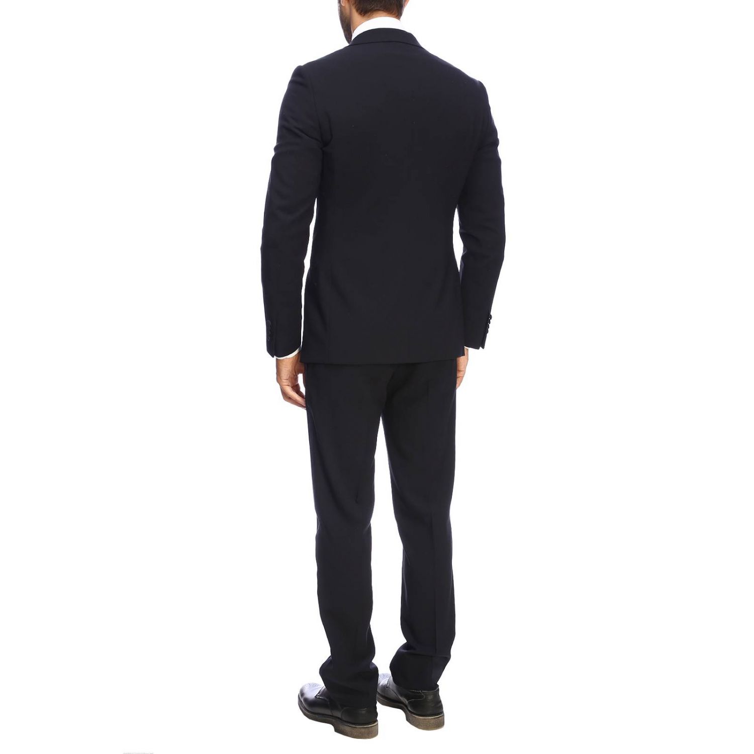 Armani Outlet Dress men Black Armani suit 8WGAS006