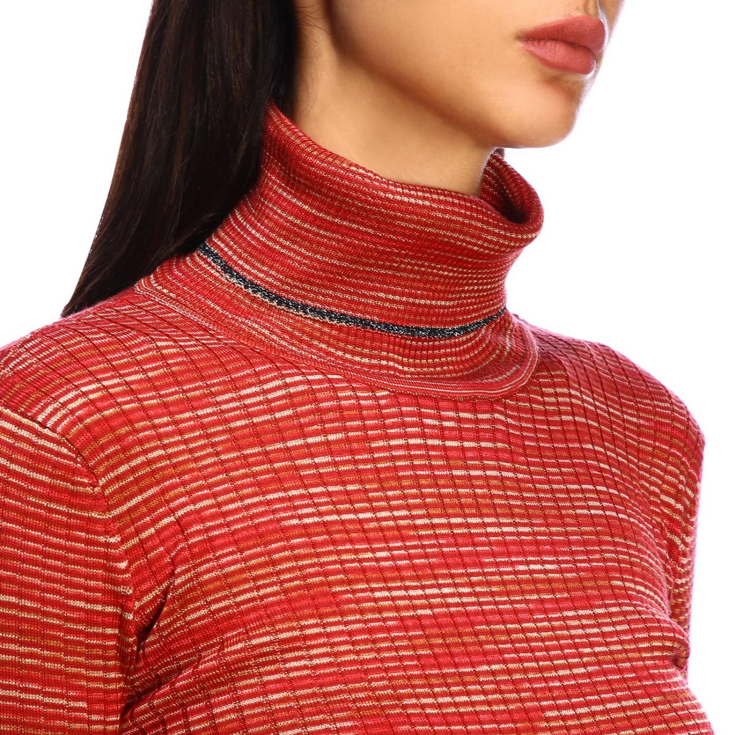 M Missoni Outlet: Turtleneck sweater in 