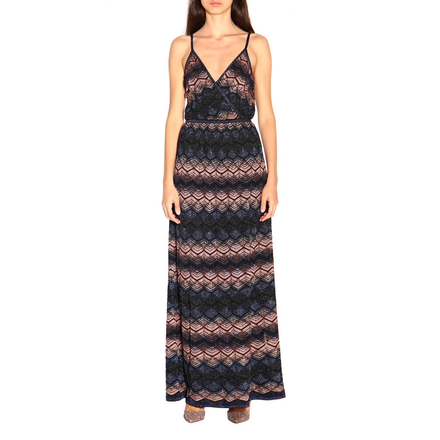 M Missoni Outlet: Dress women | Dress M Missoni Women Blue | Dress M ...