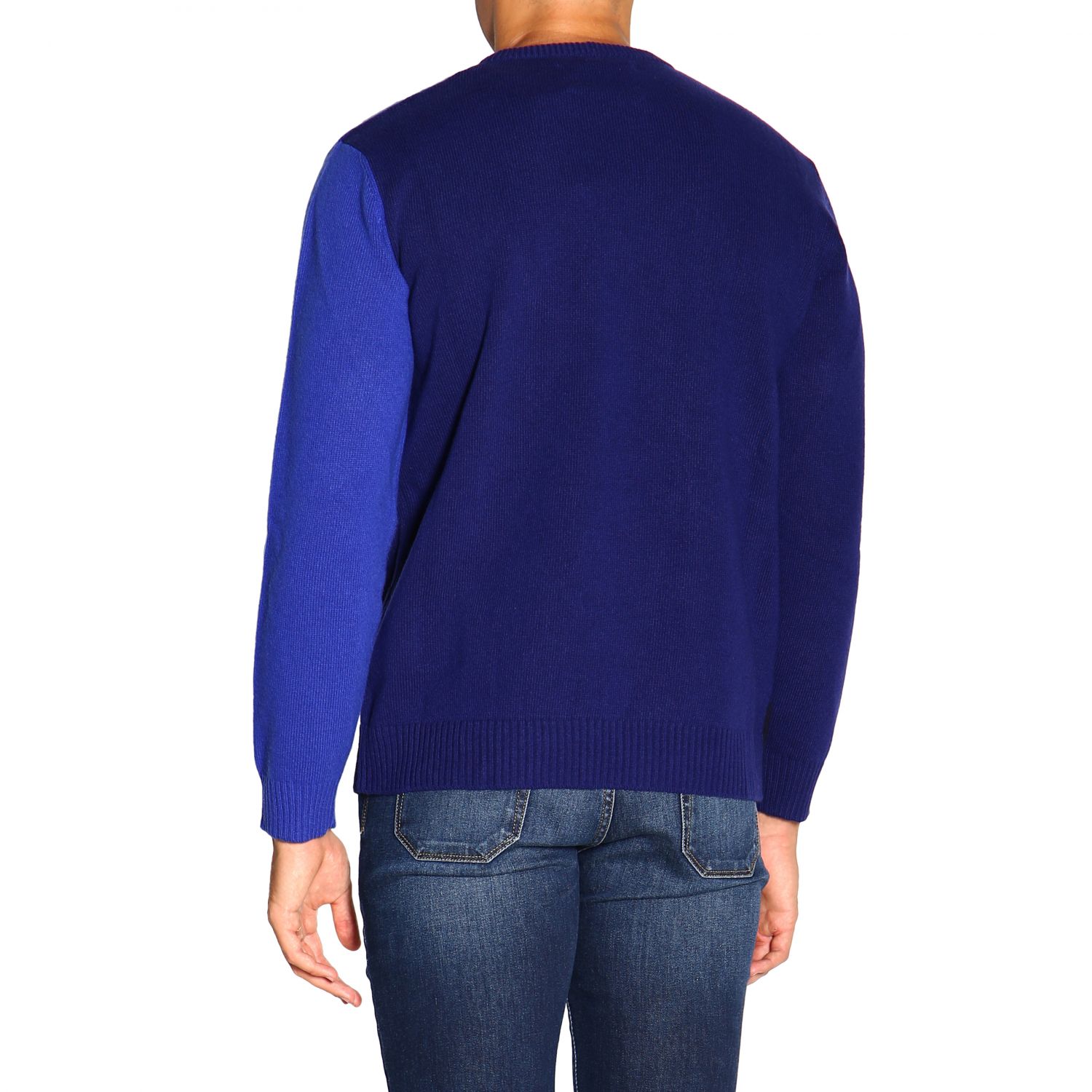 Iceberg Outlet: sweater for man - Blue | Iceberg sweater A010 7077 ...