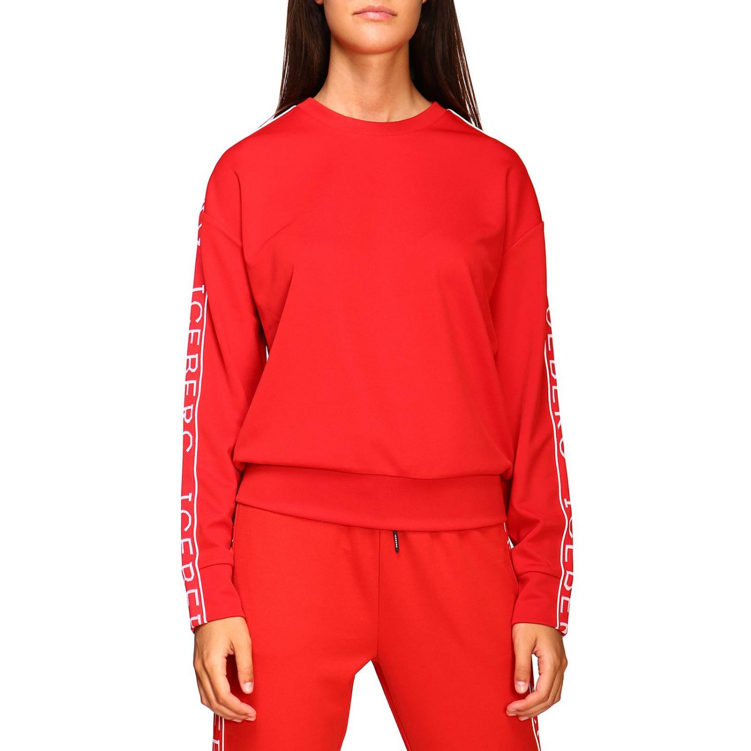 Iceberg Outlet: Sweater women - Red | Sweatshirt Iceberg E031 6312 ...