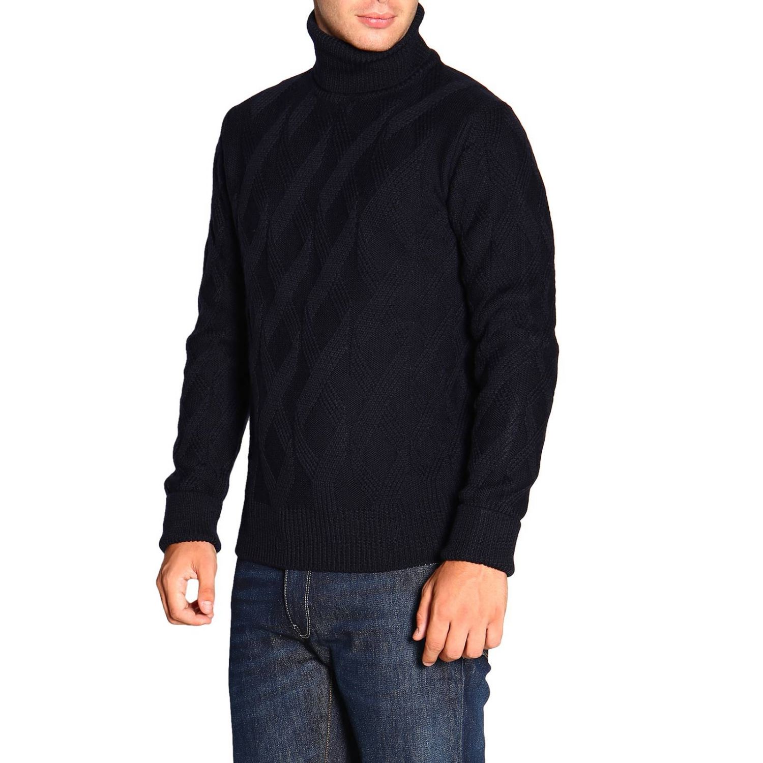 Sweater Paolo Pecora: Paolo Pecora sweater for man blue 4