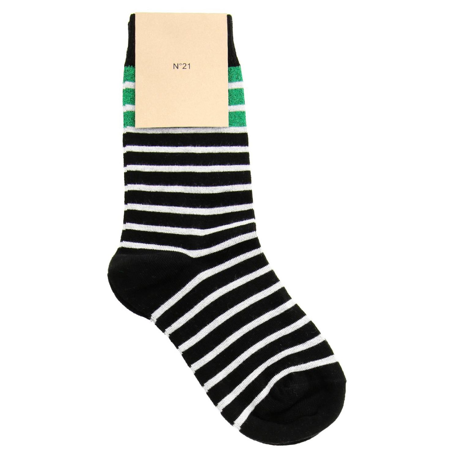 N° 21 Outlet: Socks women | Socks N° 21 Women Black | Socks N° 21 6302 ...