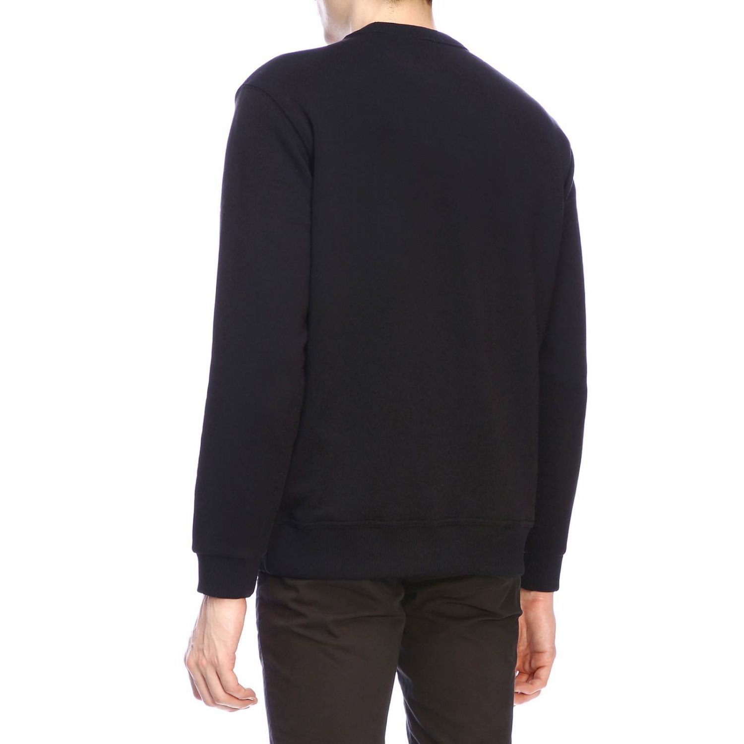 zip up crewneck sweater