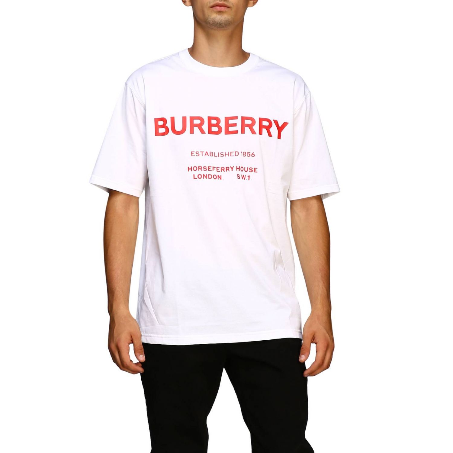 Burberry Outlet: T-shirt men | T-Shirt Burberry Men White | T-Shirt ...