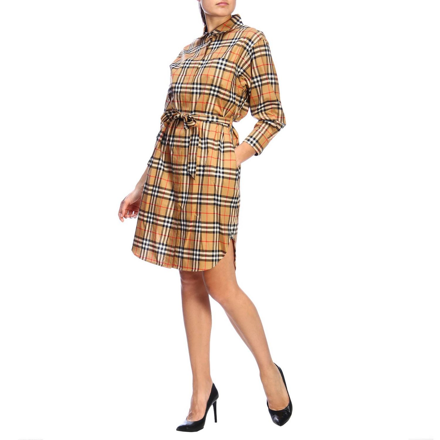 Isotto chemisier dress with Burberry 
