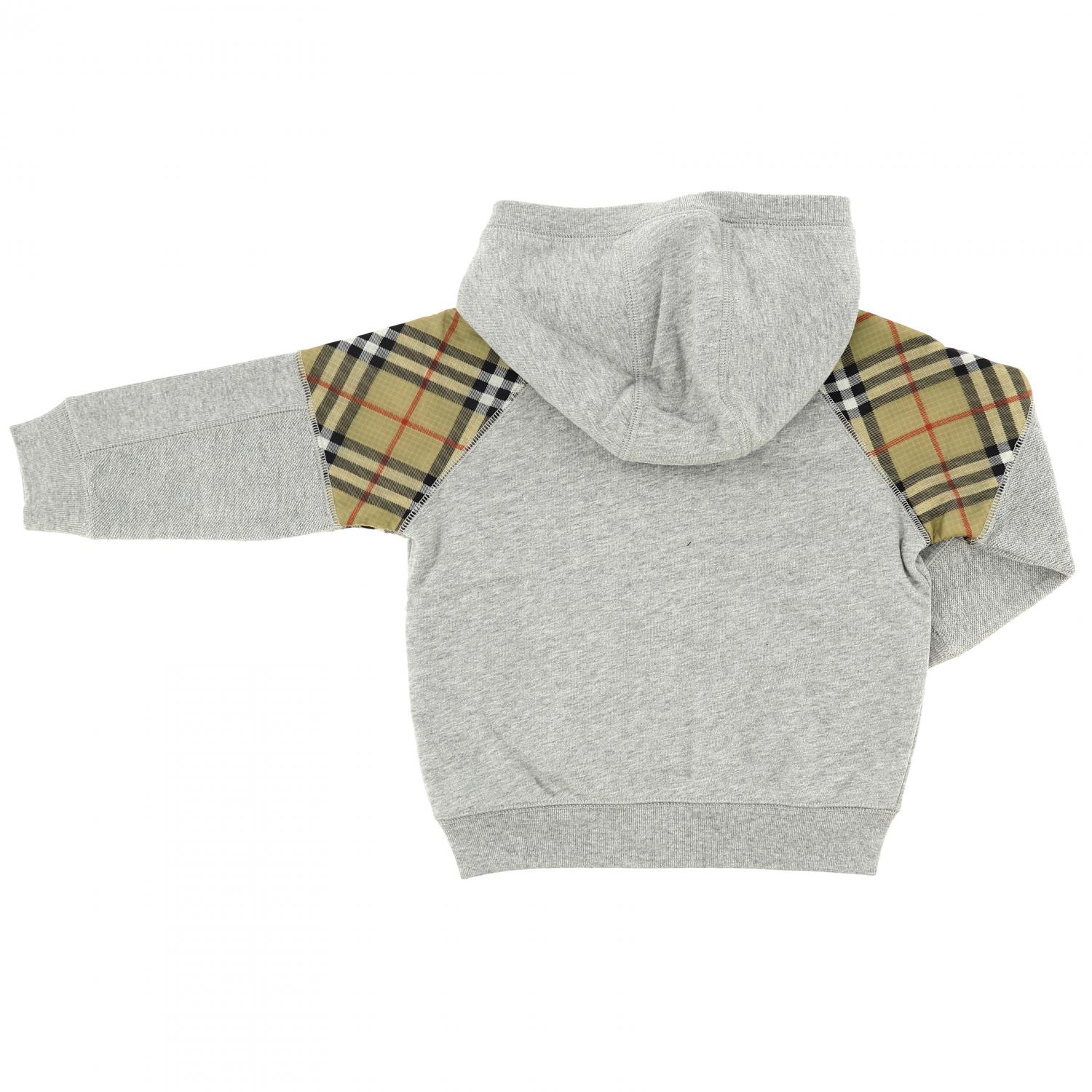 Burberry Infant Outlet sweater for boys Grey Burberry Infant