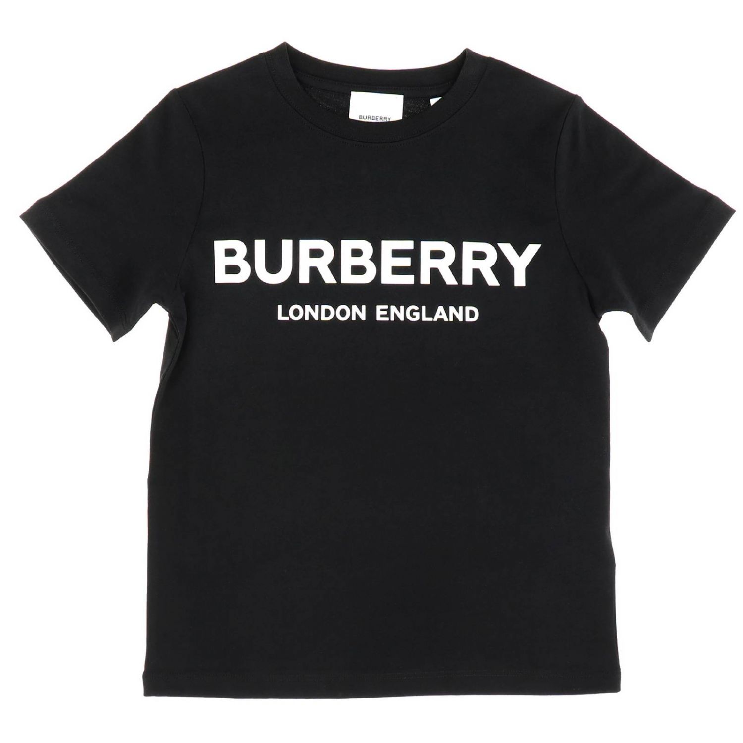 Burberry Outlet: short-sleeved T-shirt with maxi logo print | T-Shirt ...
