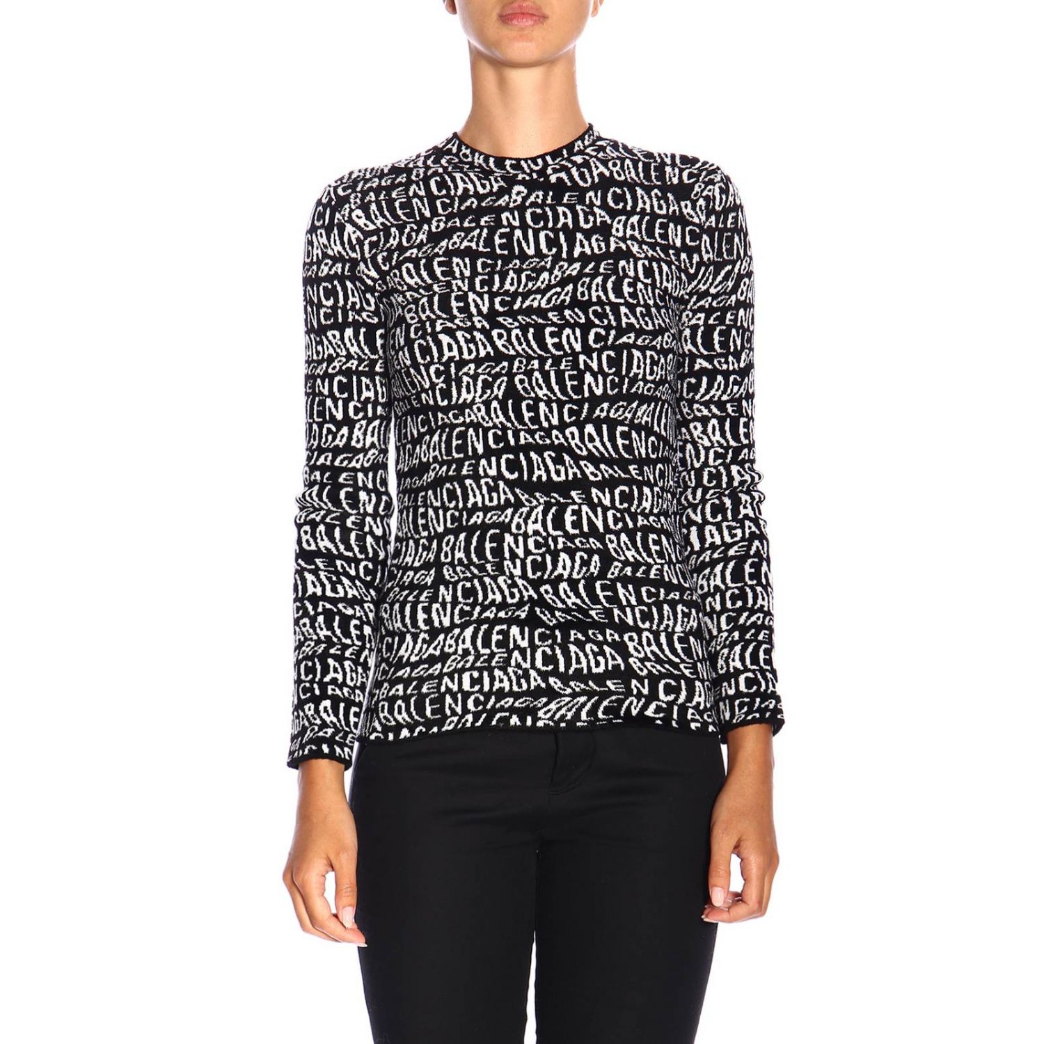 Sweater women Balenciaga | Sweater Balenciaga Women Black | Sweater ...