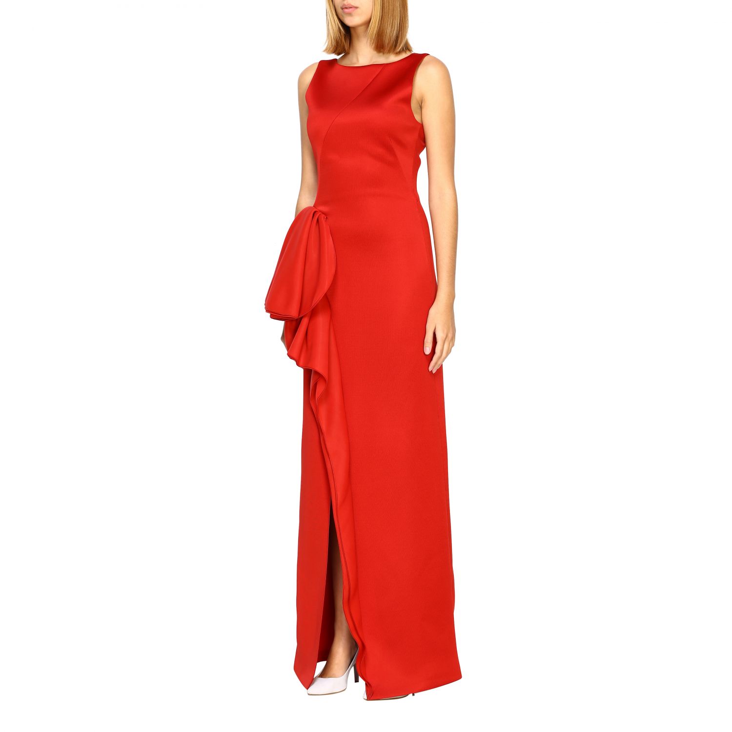 Emporio Armani Outlet: dress for woman - Red | Emporio Armani dress ...