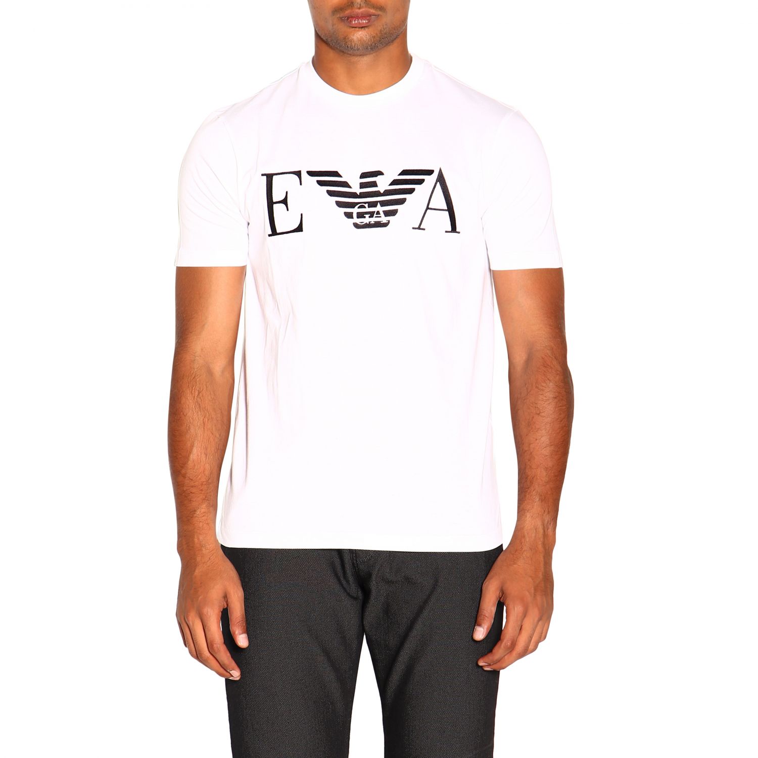 Emporio Armani Outlet: T-shirt men | T-Shirt Emporio Armani Men White ...