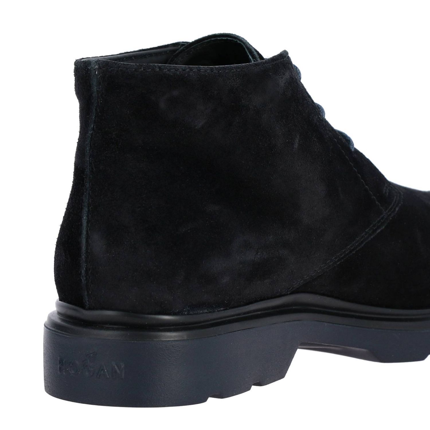 Chukka boots Hogan: Route 393 ankle boots (H304 + memory sole) Hogan in suede black 4