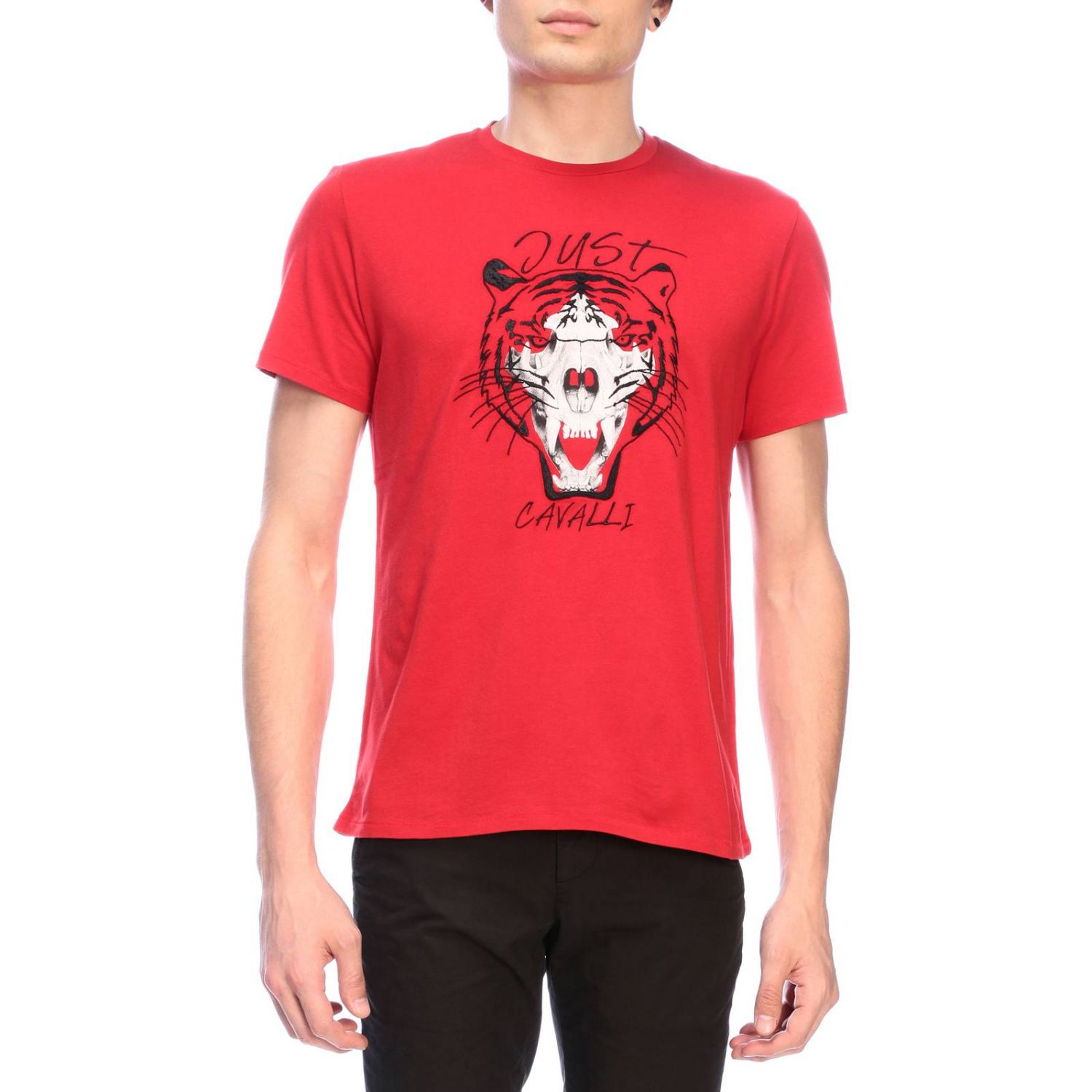 Just Cavalli Outlet: T-shirt men | T-Shirt Just Cavalli Men Red | T ...