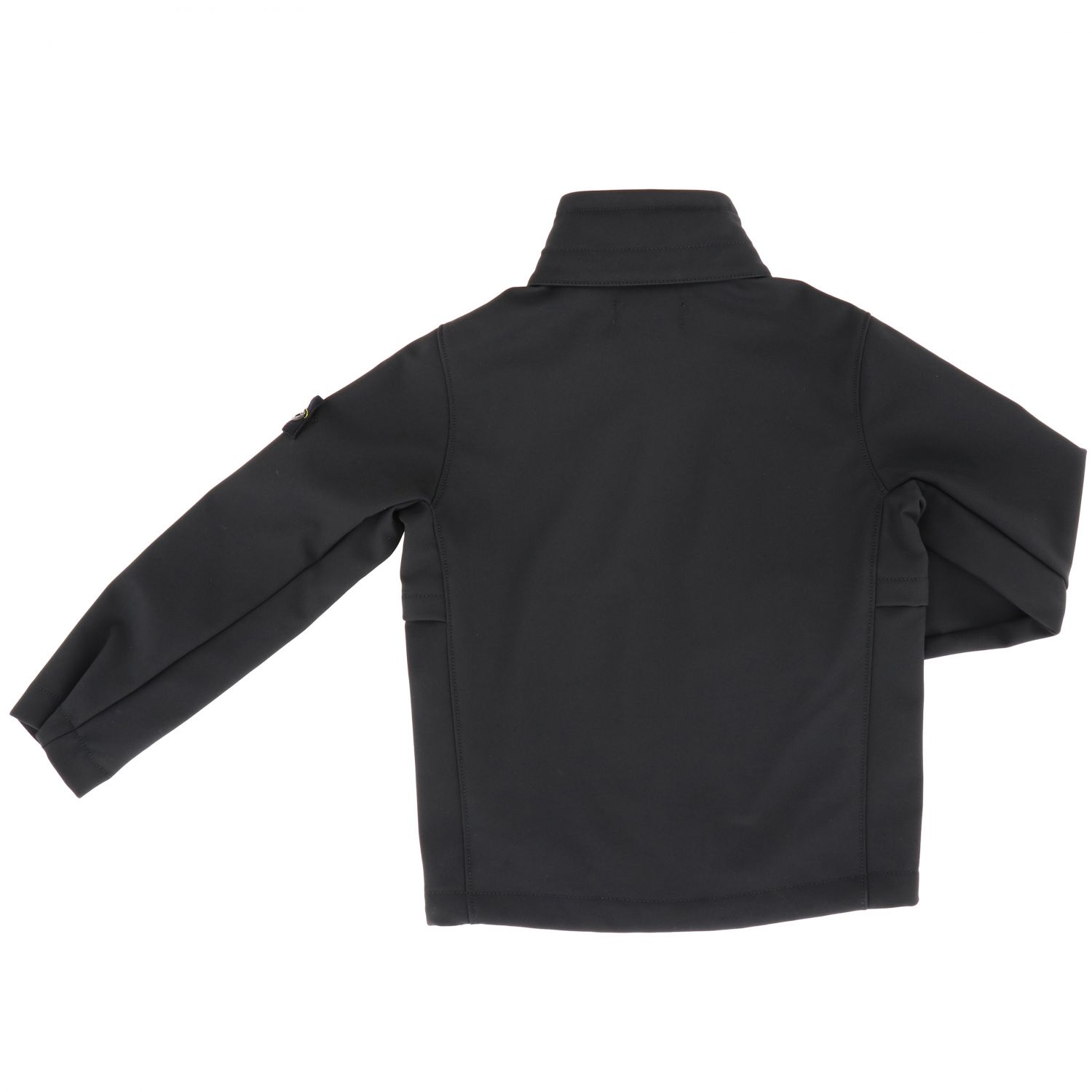 plain black stone island jumper
