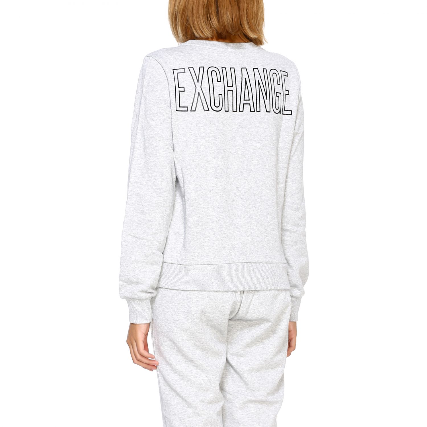 armani exchange grey sweatshirt