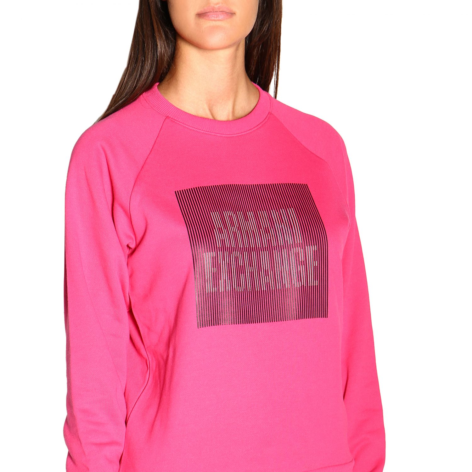 pink armani sweatshirt