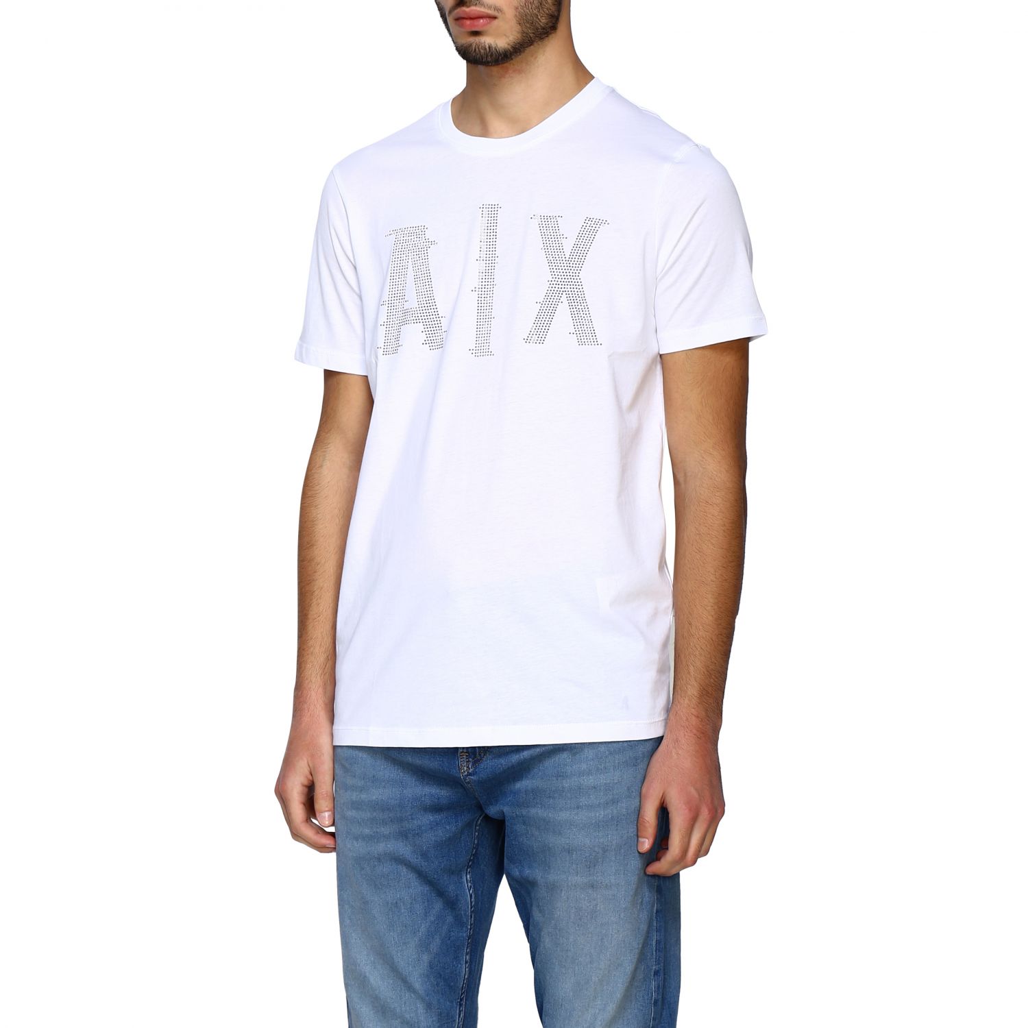 Armani Exchange Outlet: T-shirt men | T-Shirt Armani Exchange Men White ...