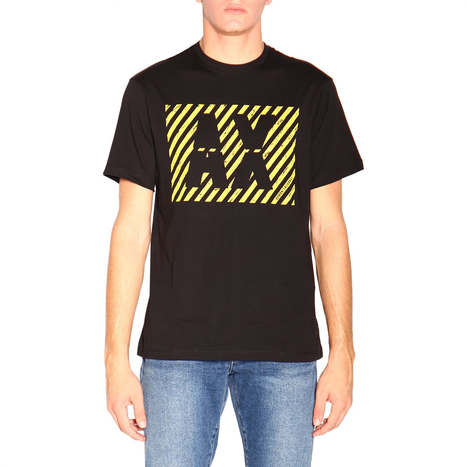 Armani Exchange Outlet: short-sleeved T-shirt with logo | T-Shirt ...