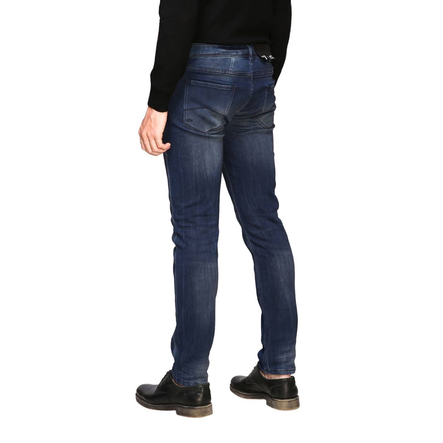 Armani Exchange Outlet jeans for man Blue Armani Exchange jeans
