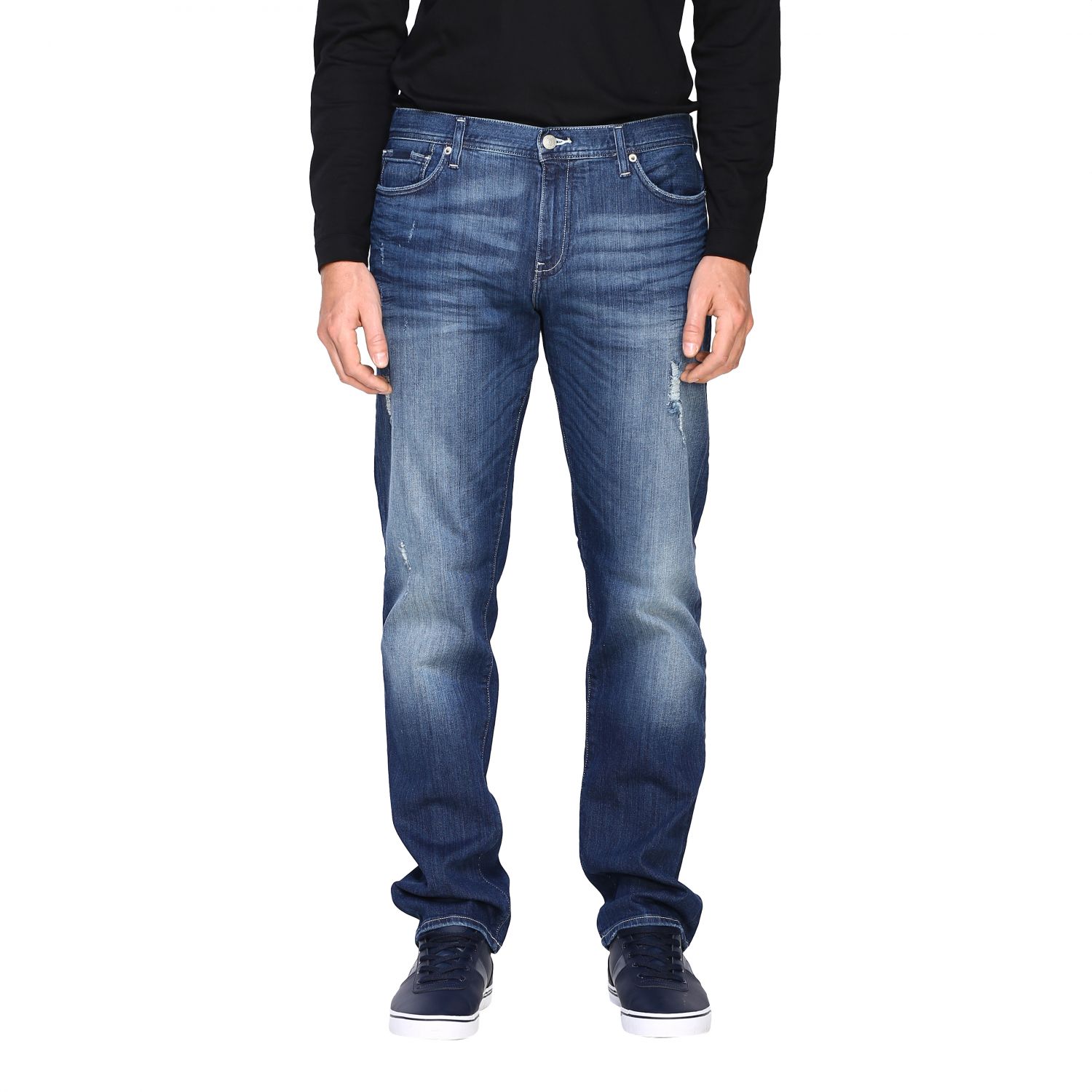 Armani Exchange Outlet: Jeans men - Blue | Jeans Armani Exchange 6GZJ16 ...
