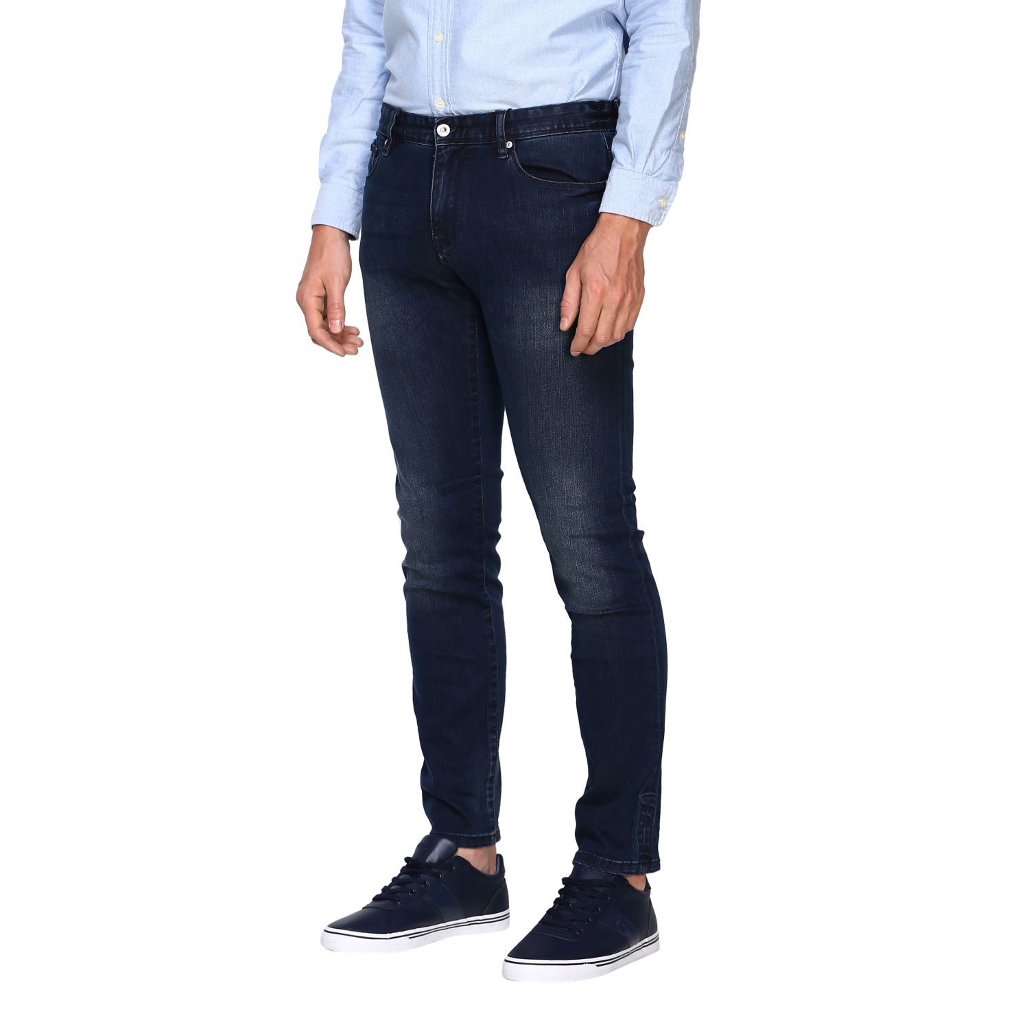 Armani Exchange Outlet: jeans for man - Blue | Armani Exchange jeans 6GZJ14  Z1KWZ online on 