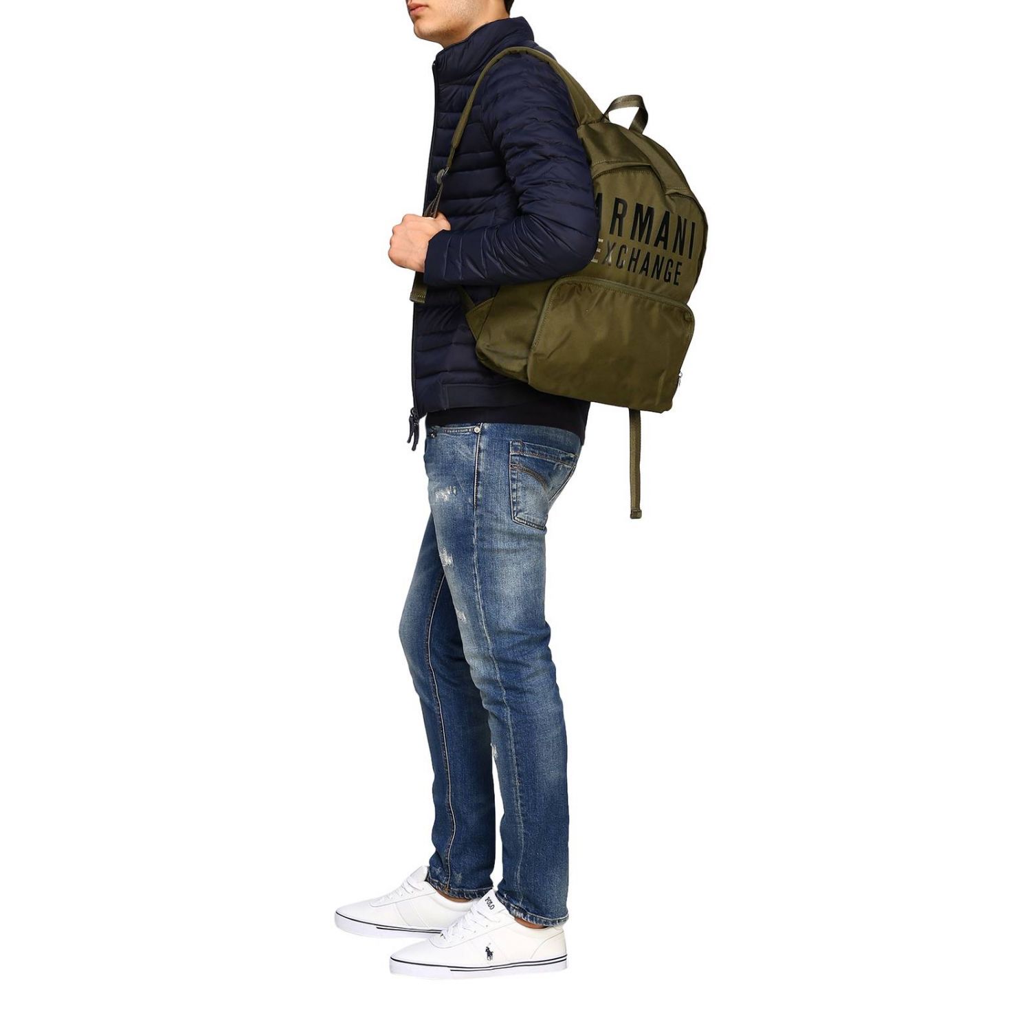 Armani Exchange Outlet: nylon backpack 