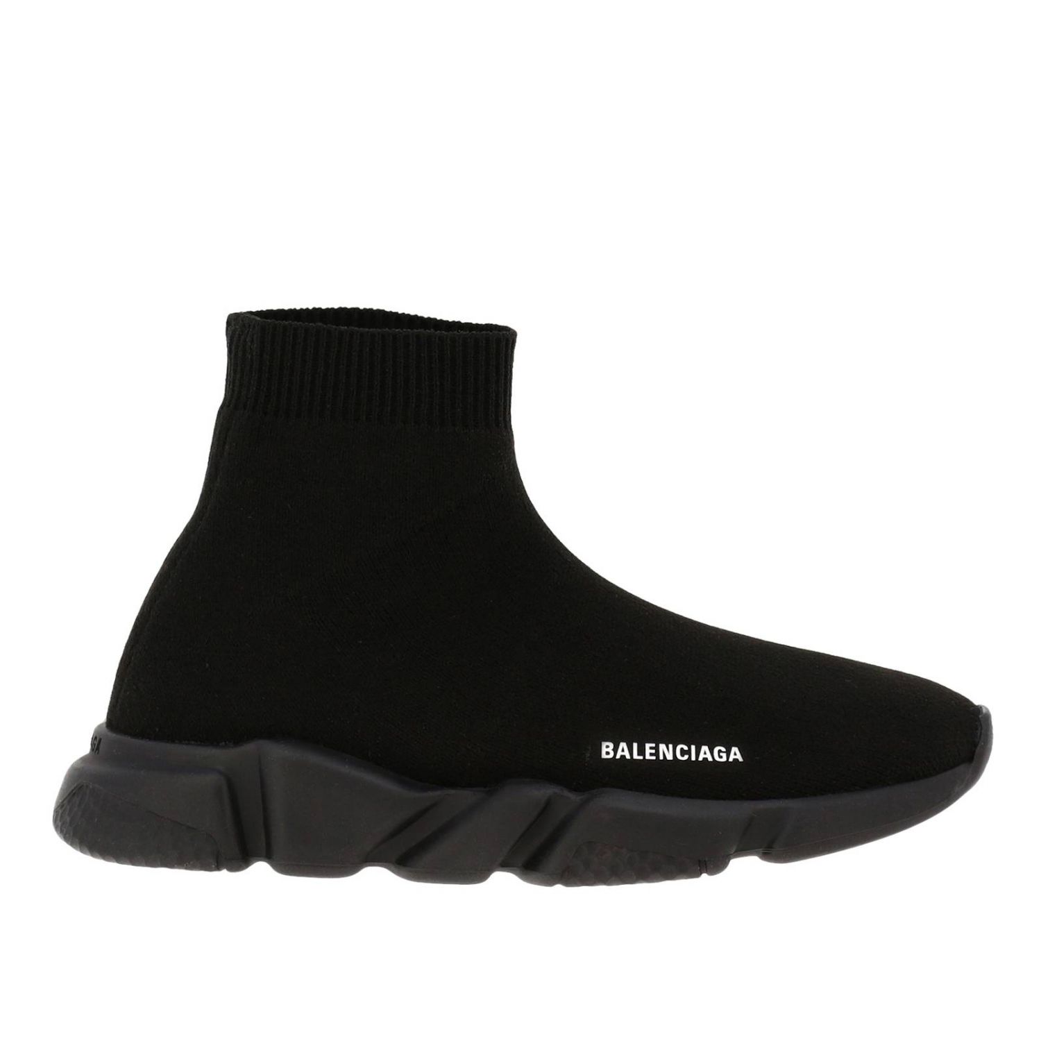 BALENCIAGA: Running Speed sneakers in stretch technical fabric with ...