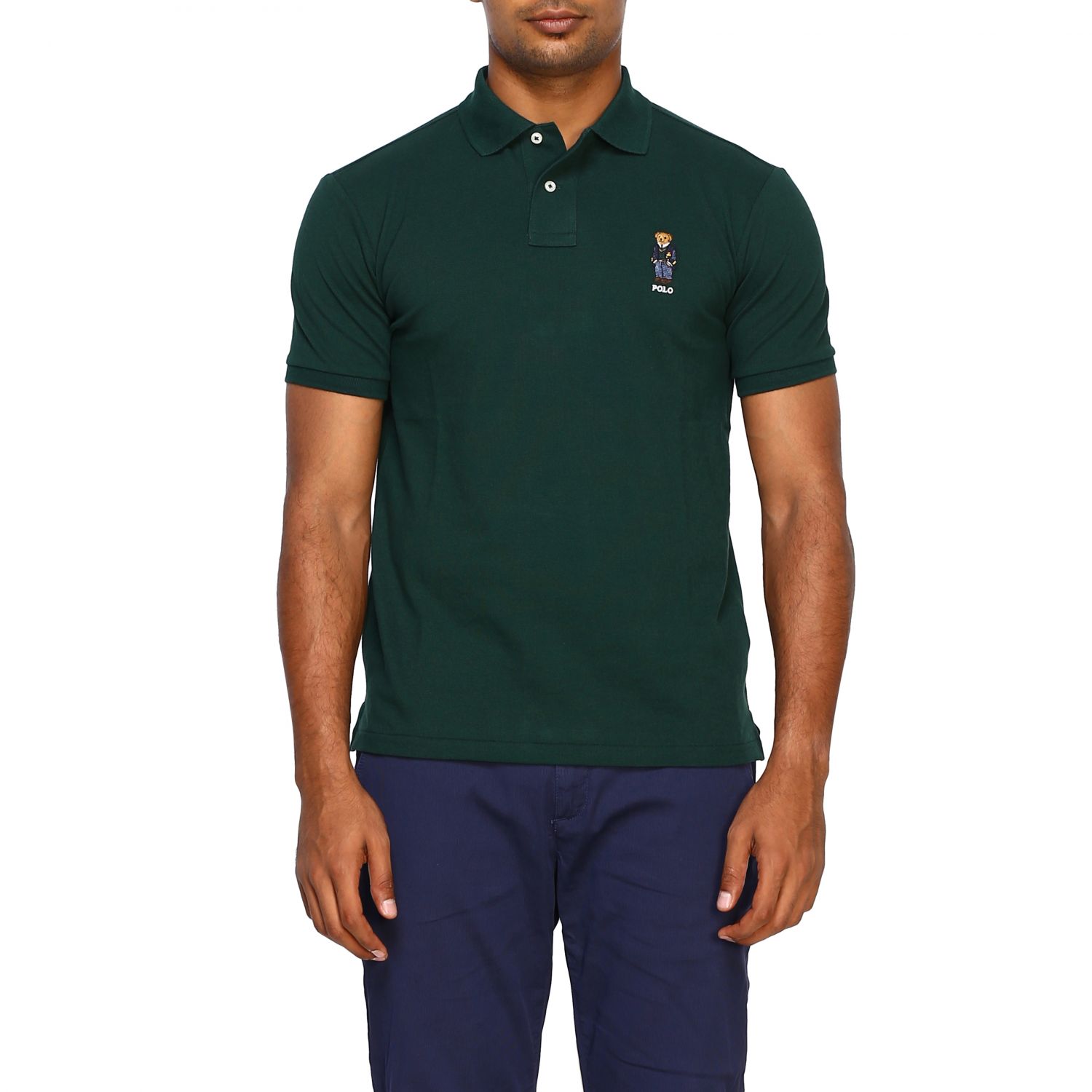 Polo Ralph Lauren Outlet: T-shirt men - Forest Green | Polo Shirt Polo ...