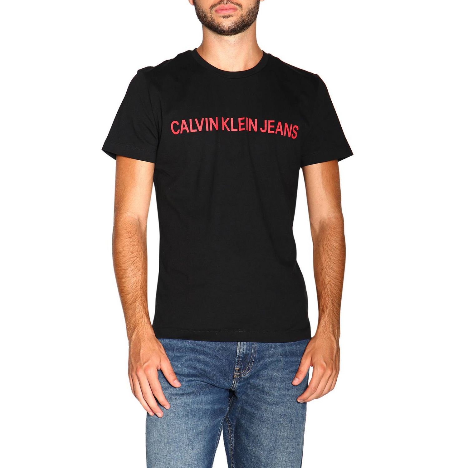 T-shirt men Calvin Klein Jeans | T-Shirt Calvin Klein Jeans Men Black | T-Shirt  Calvin Klein Jeans J30J307856 Giglio EN