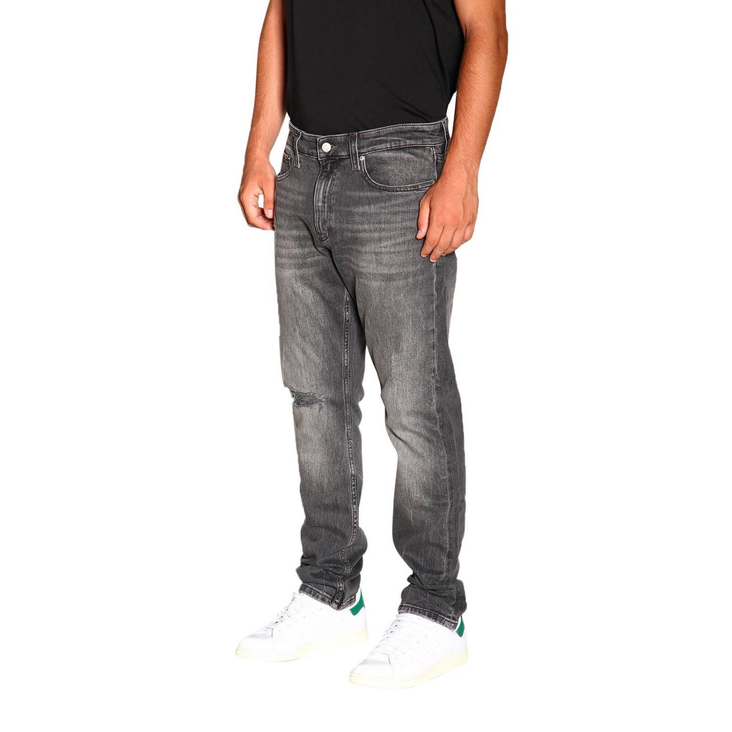 calvin klein gray jeans mens