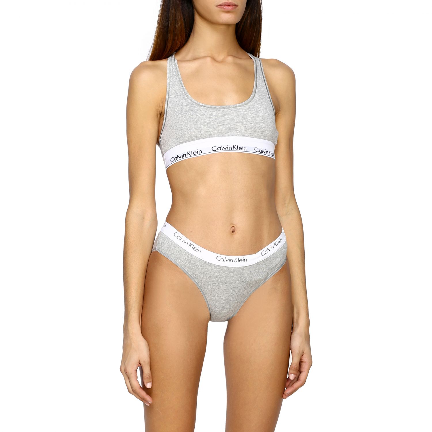 Intimo Calvin Klein Underwear: Bralette con logo grigio 2