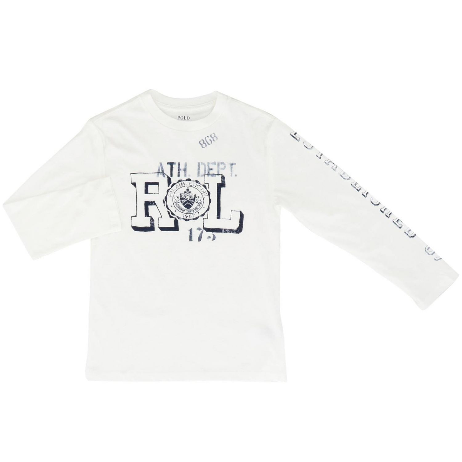 boys white ralph lauren t shirt