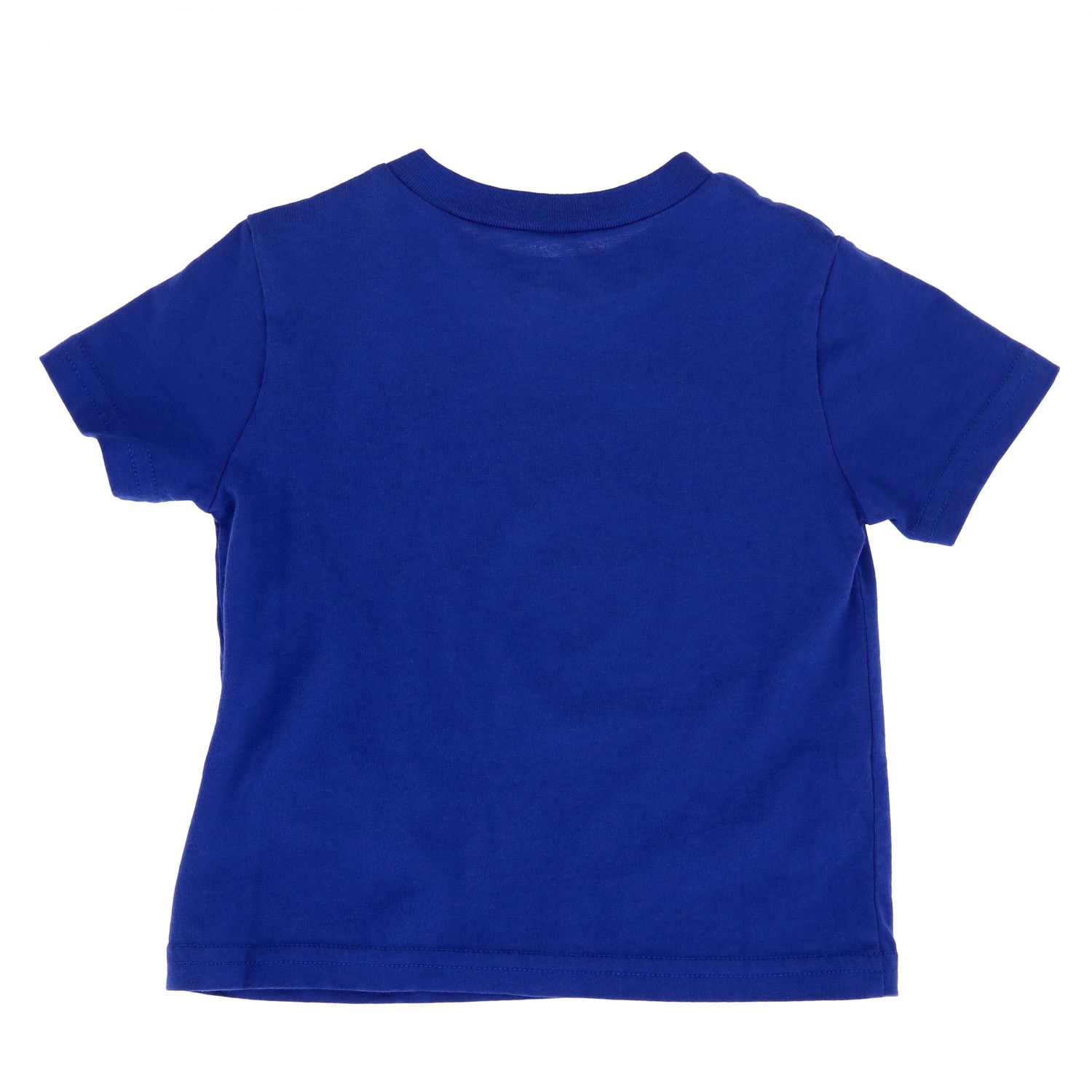 infant blue shirt