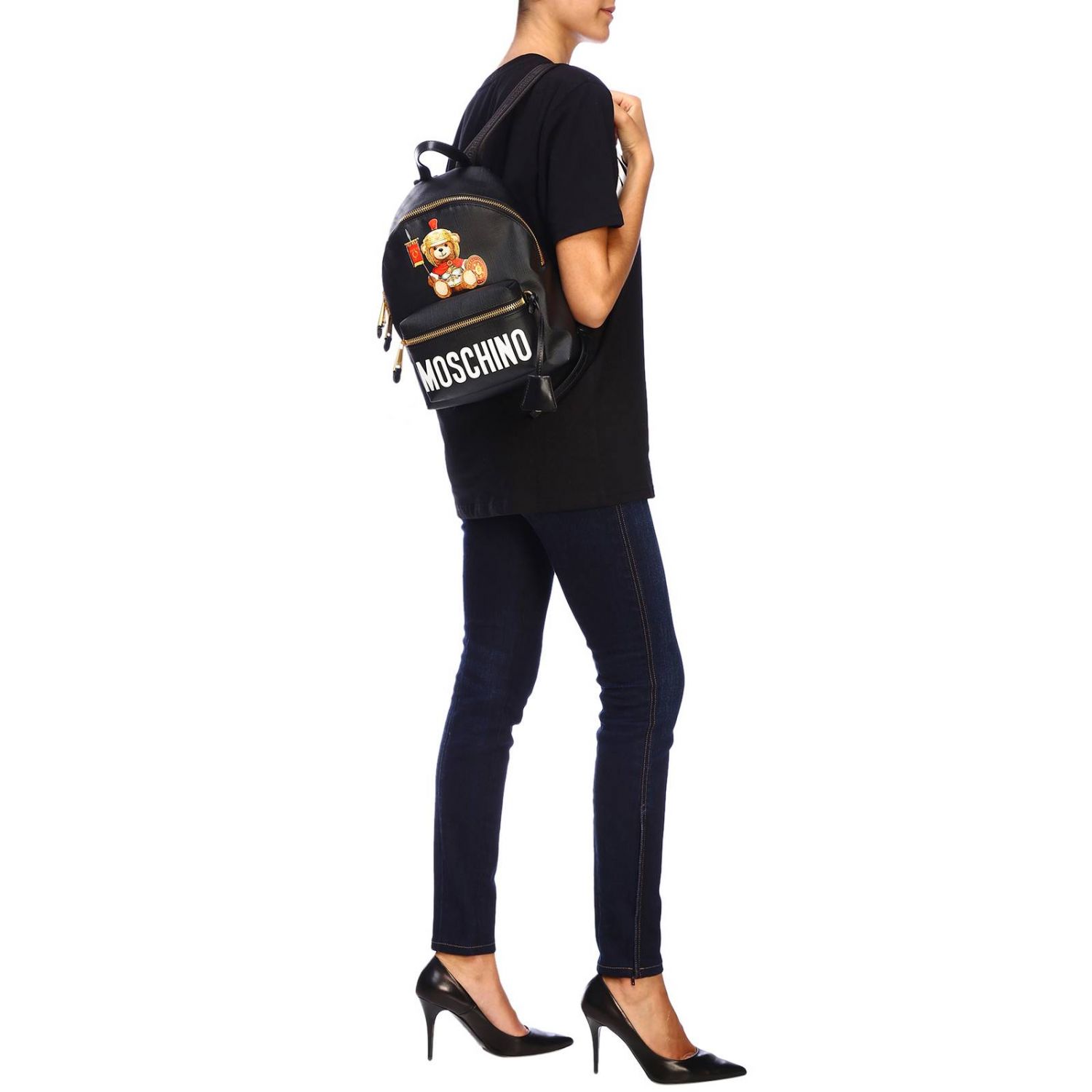 moschino couture backpack