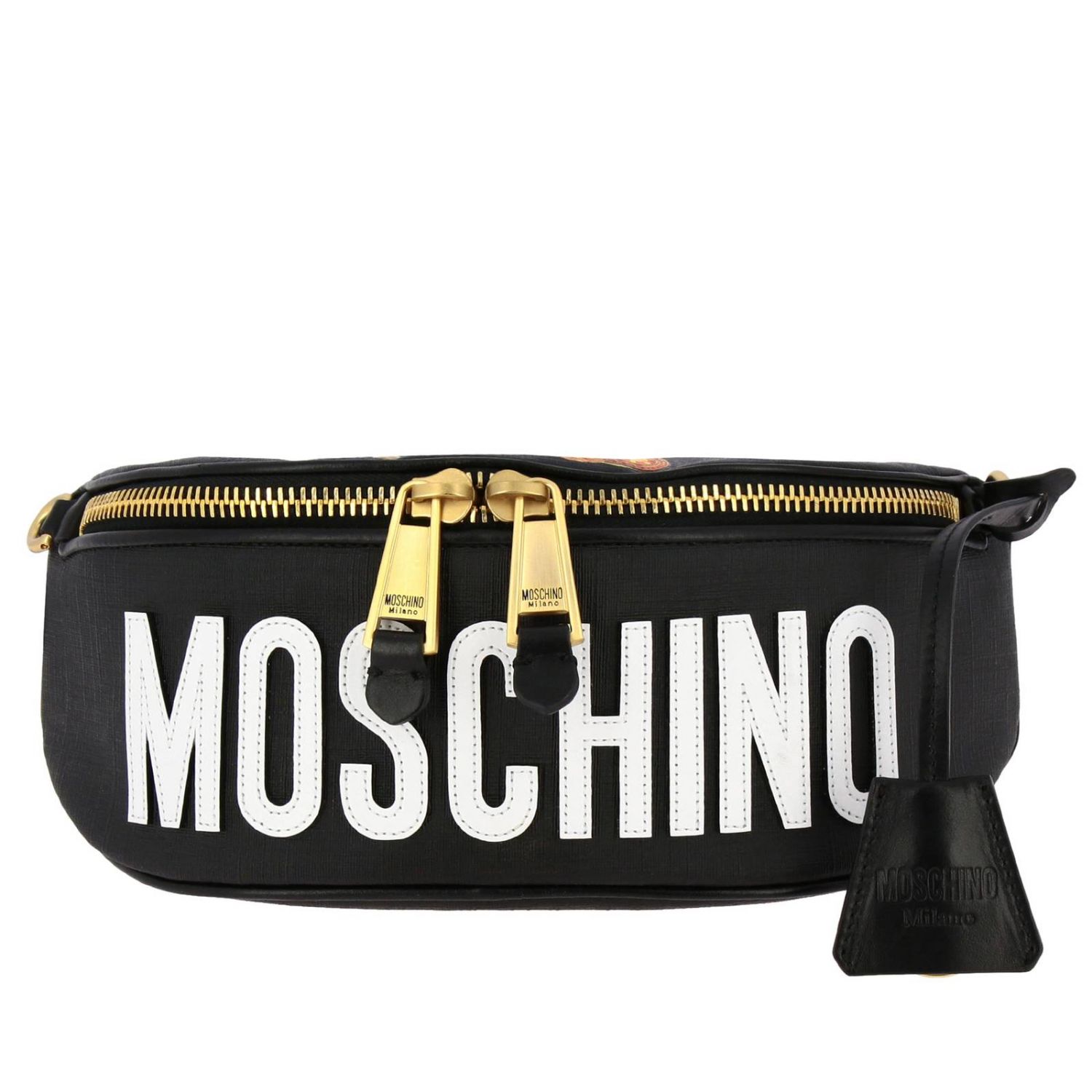 Moschino Couture Outlet: belt bag in synthetic leather with gladiator ...