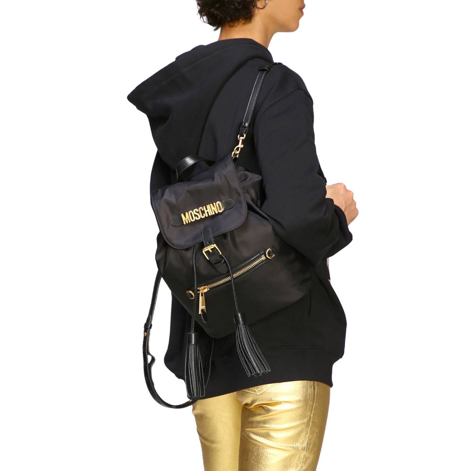Moschino Couture Outlet: nylon backpack 